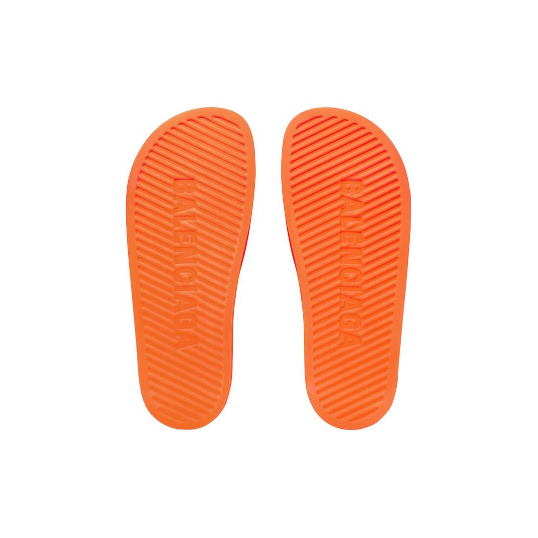 Men's Pool Slide Sandal in Fluo Orange - 6