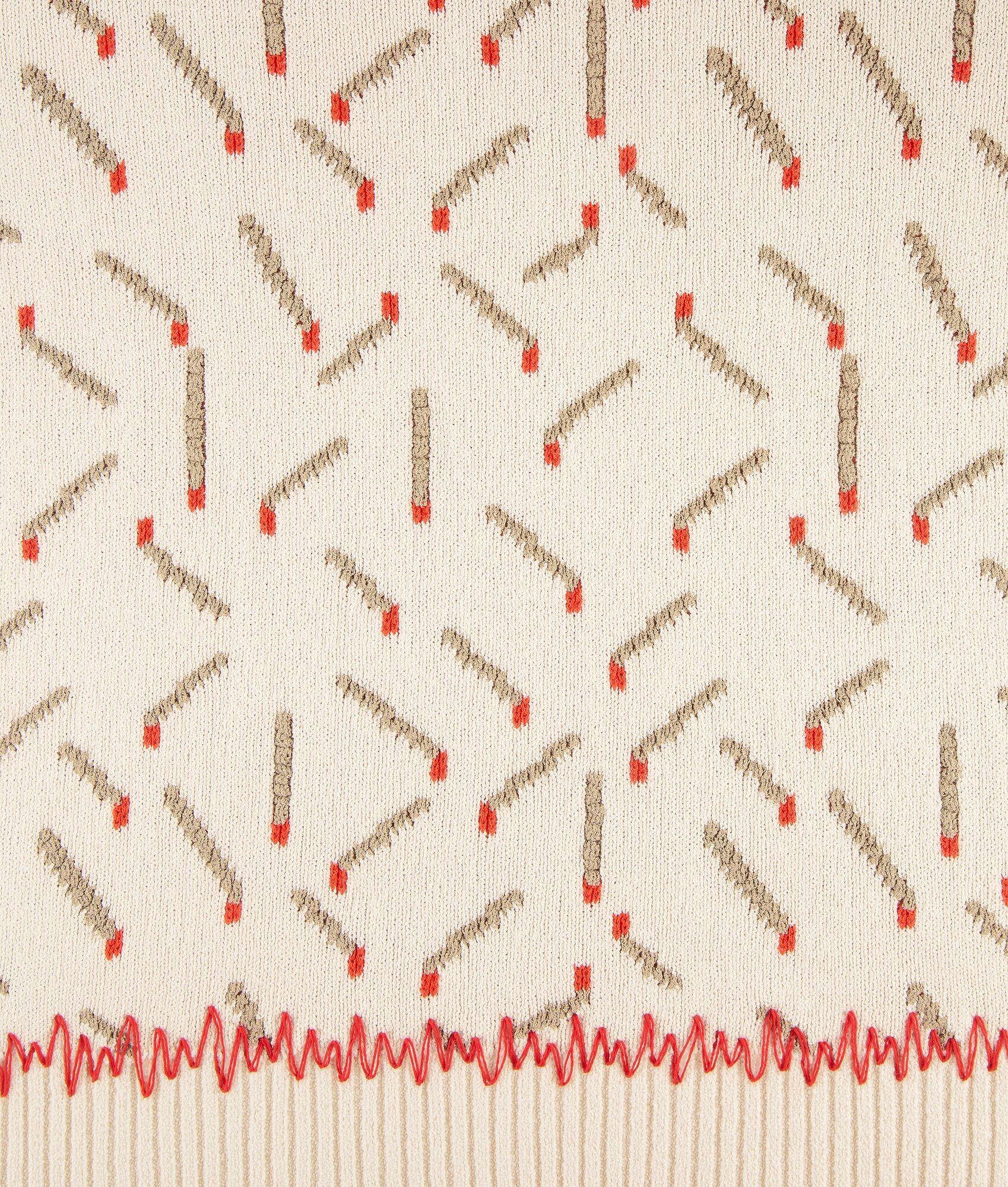Cotton Jacquard Matches Jumper - 5