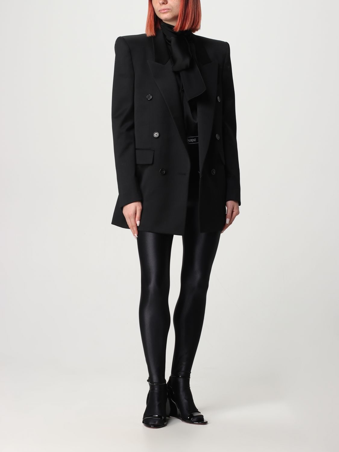 パンツ SAINT LAURENT SATIN PANTS WITH MEDALLION PATTERN SAINT LAURENT SATIN PANTS WITH MEDALLION PATTERN