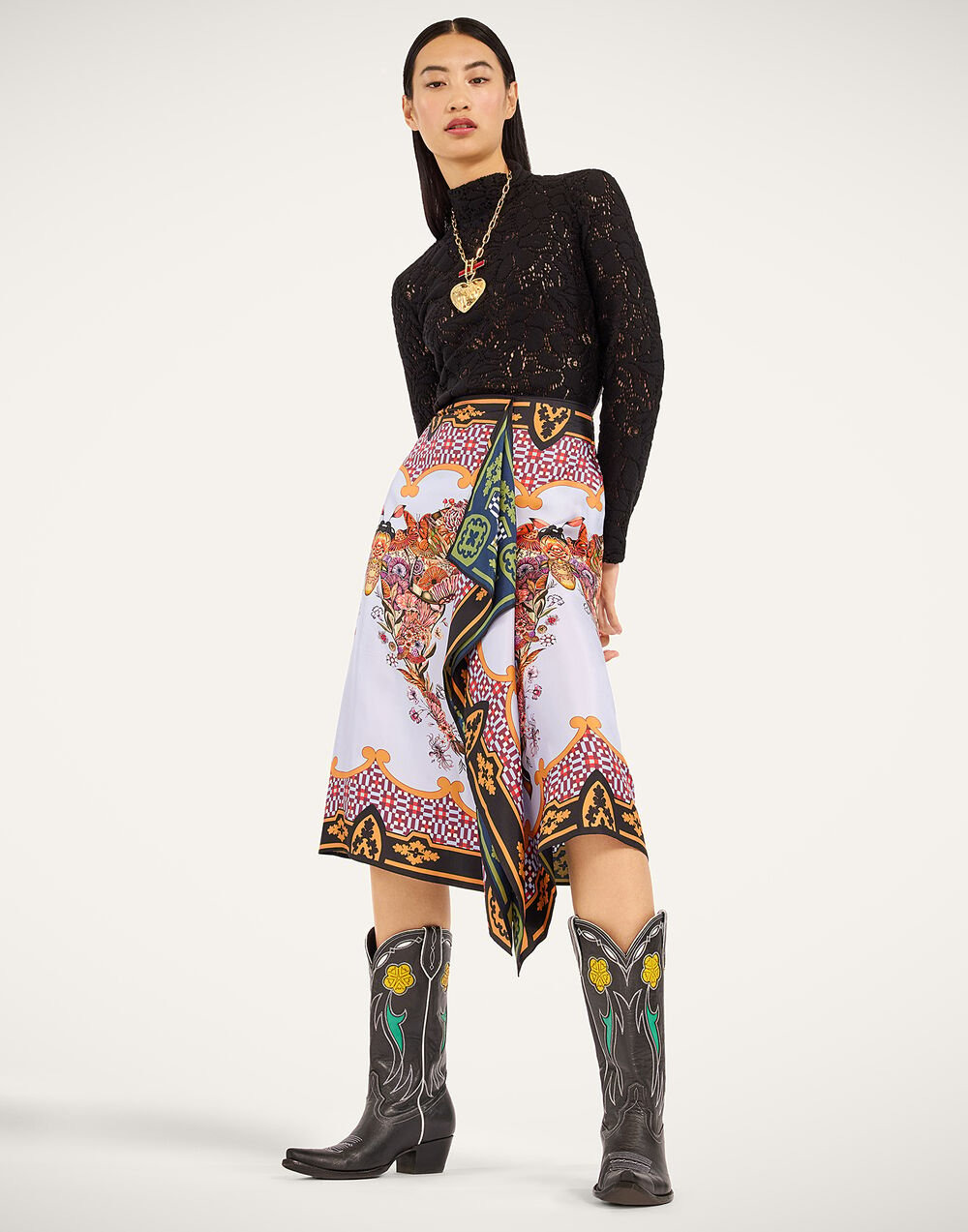 Scarf Skirt - 2