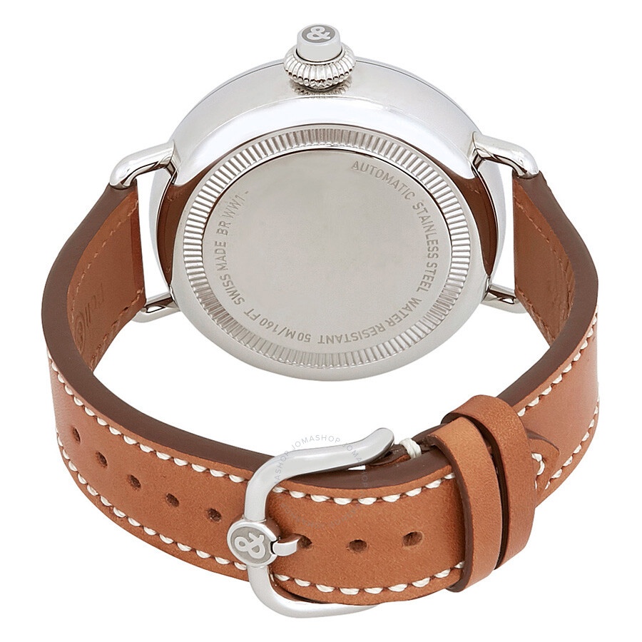 Bell And Ross - Bell and Ross Monopoussoir Heritage Brown Dial Men's Watch BRWW1-CHMONOPOHER - 3