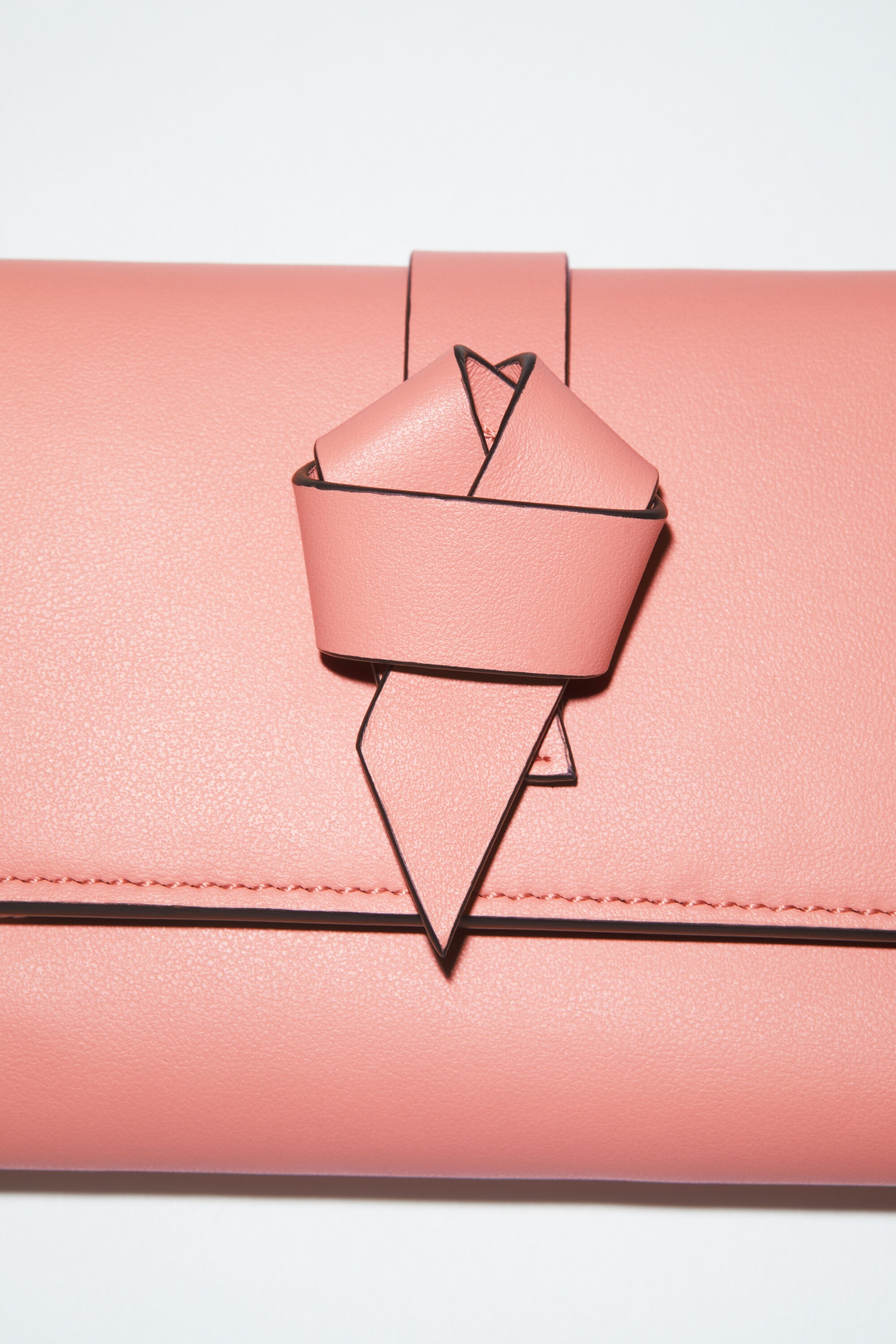 Musubi folded wallet - Salmon pink - 7
