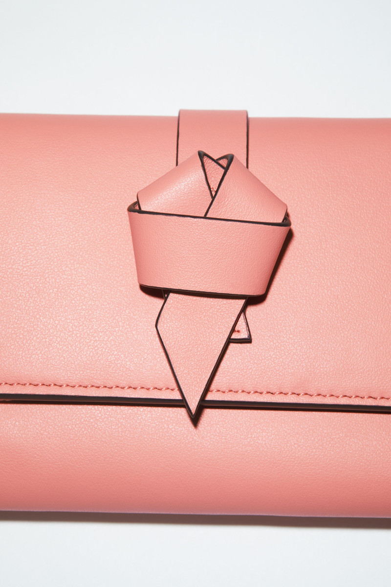 Musubi folded wallet - Salmon pink 7