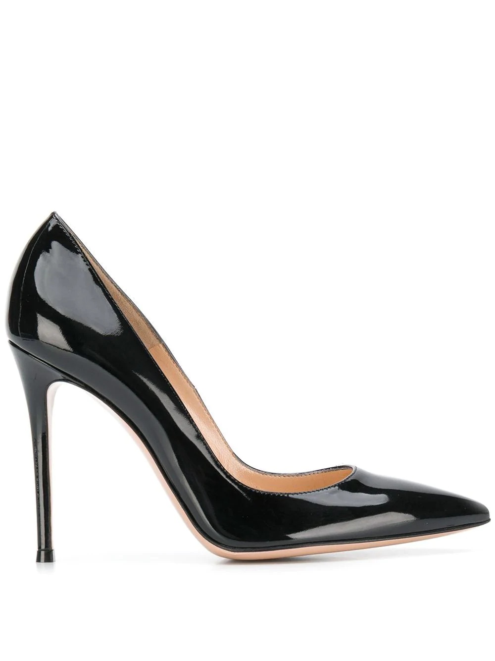 varnished 85mm stiletto pumps - 1