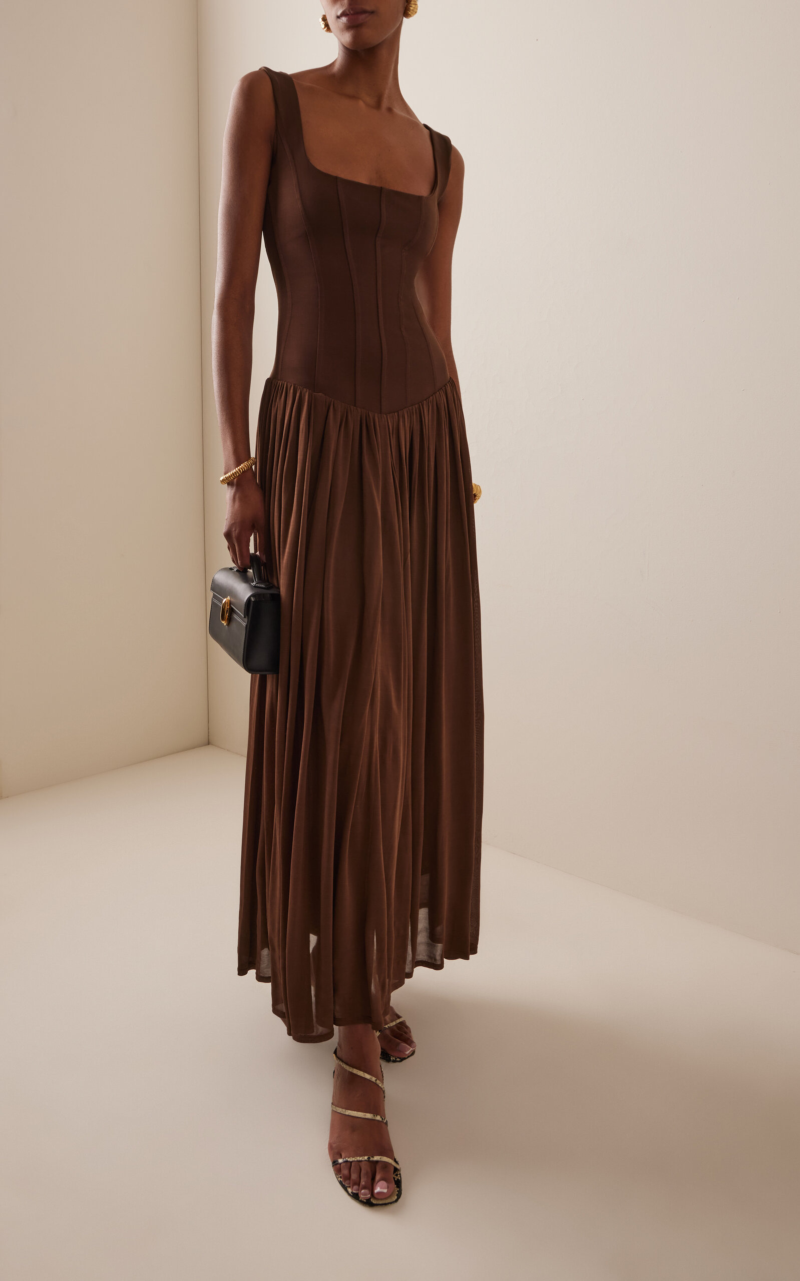 Jamie Tank Midi Dress brown - 2