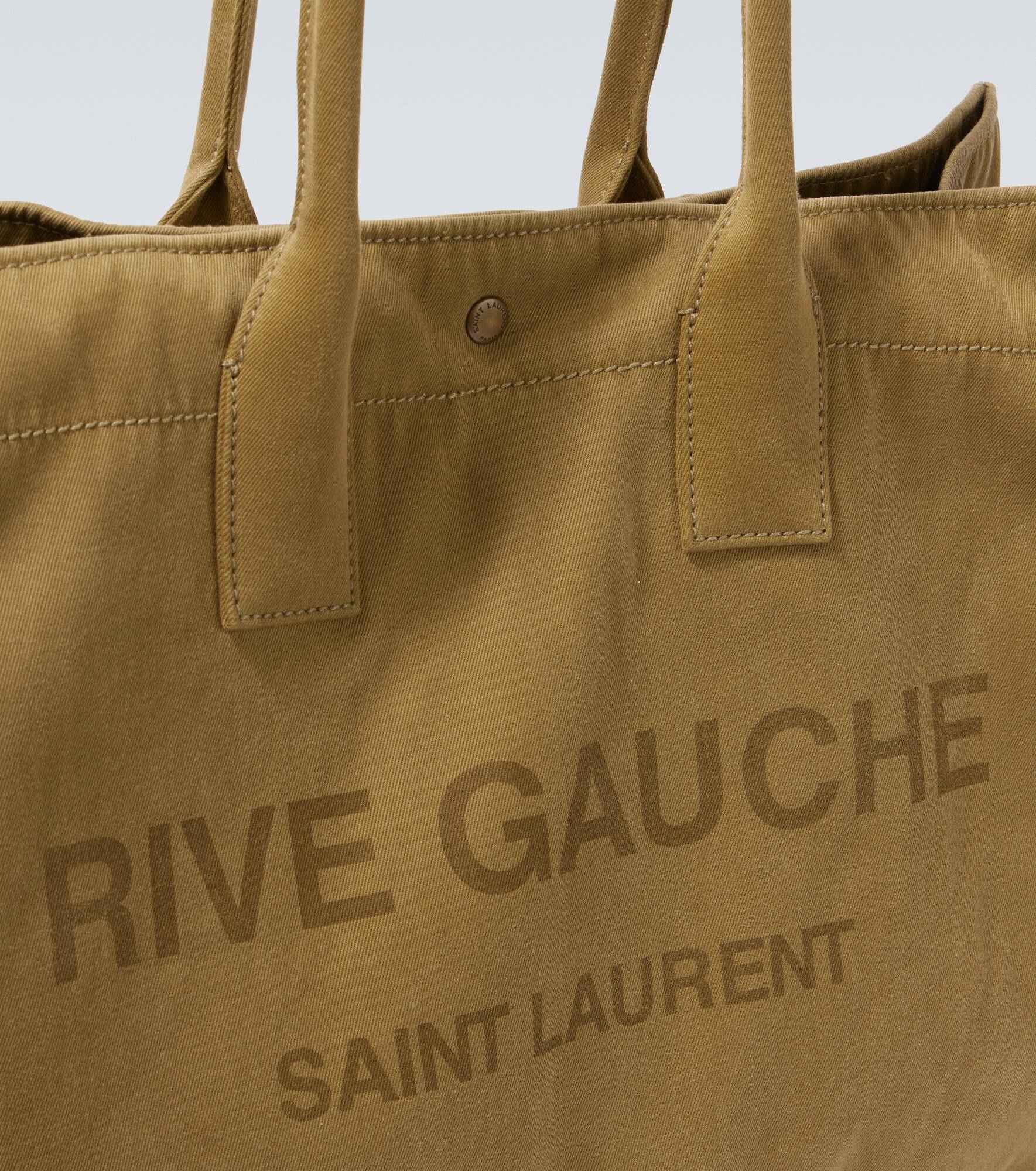 Rive Gauche Large canvas tote bag - 6