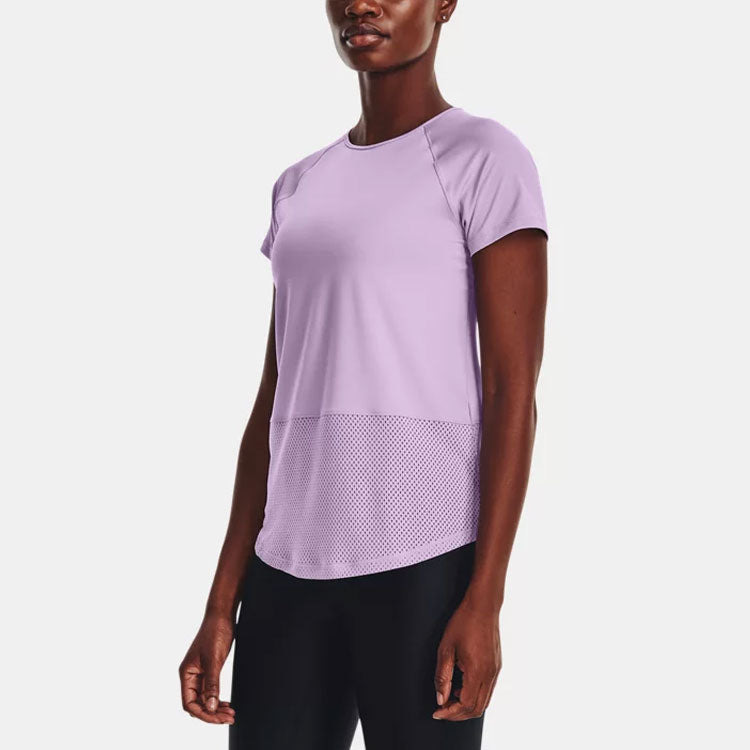 (WMNS) Under Armour Breathelux Tee 'Light Purple' 1370867-566 - 5