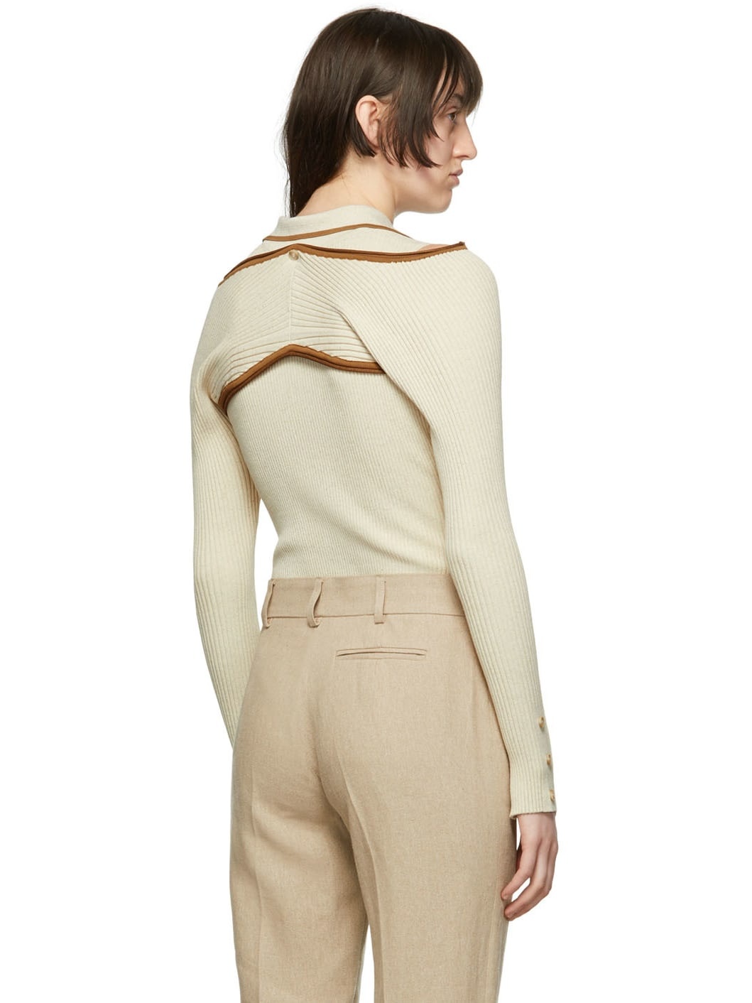 Beige 'Le Body Cielo' Bodysuit - 3