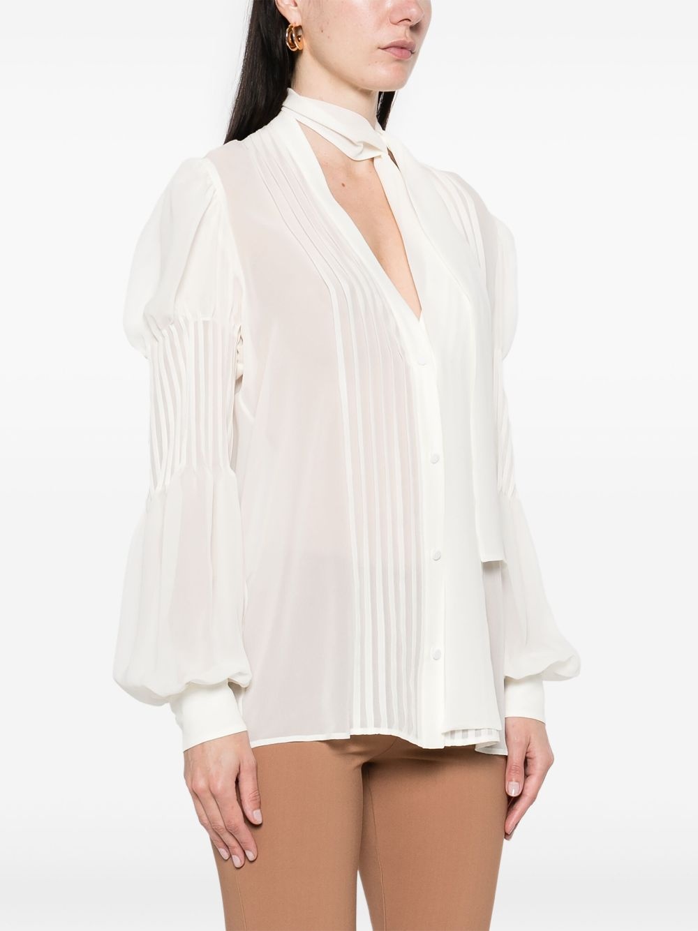 crepe shirt - 3