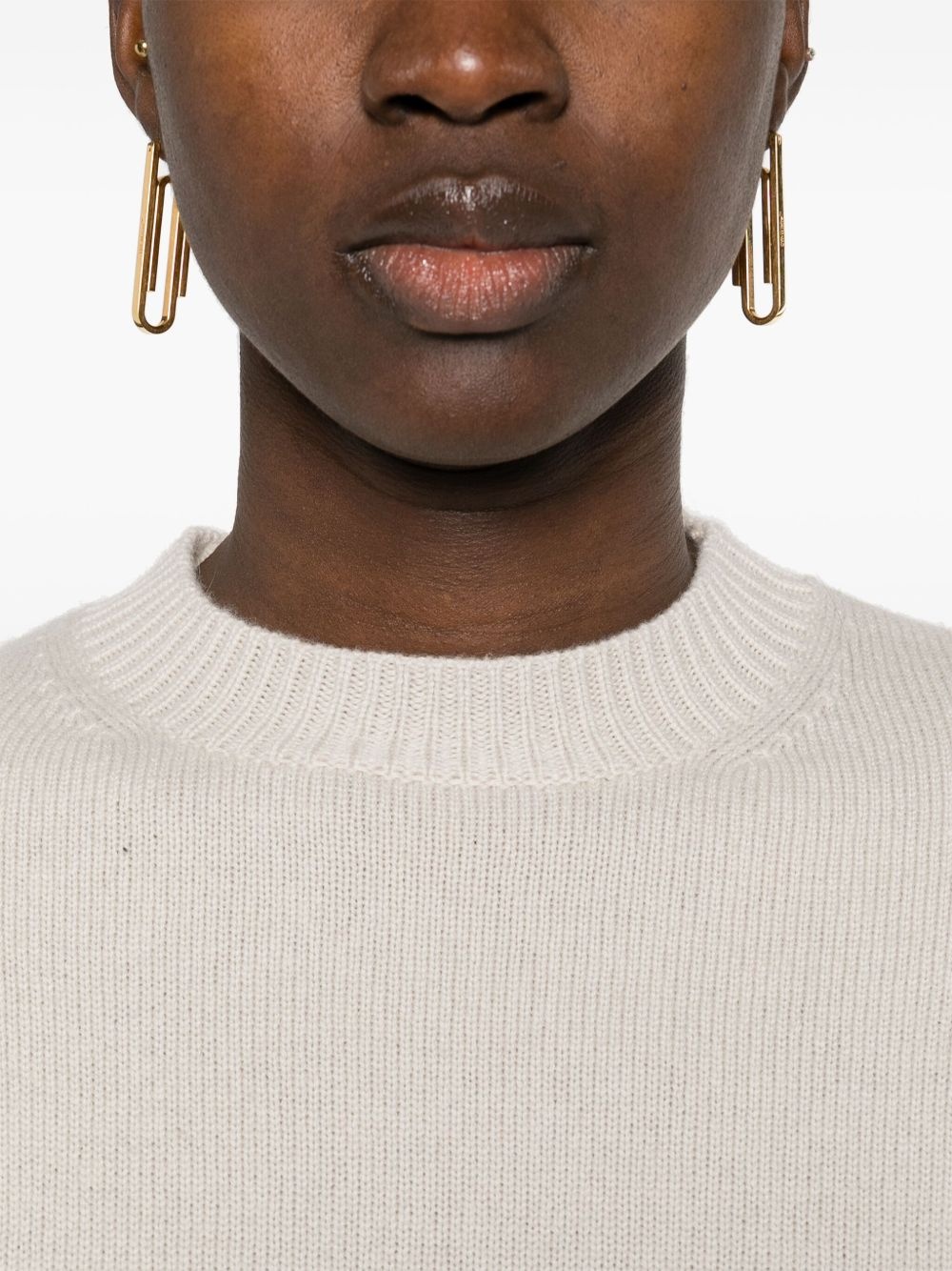 ribbed-knit jumper - 5