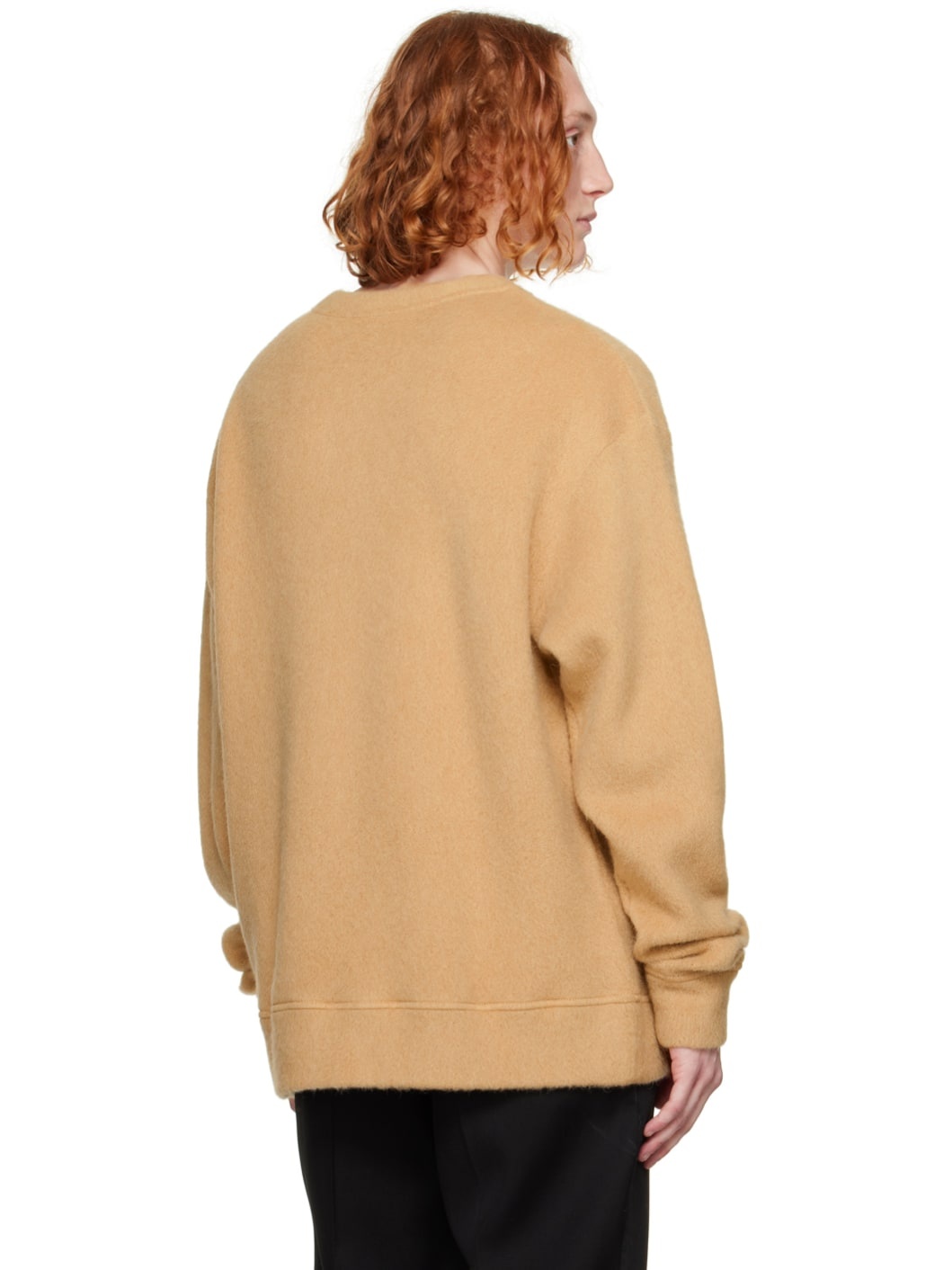 Tan Crewneck Sweater - 3