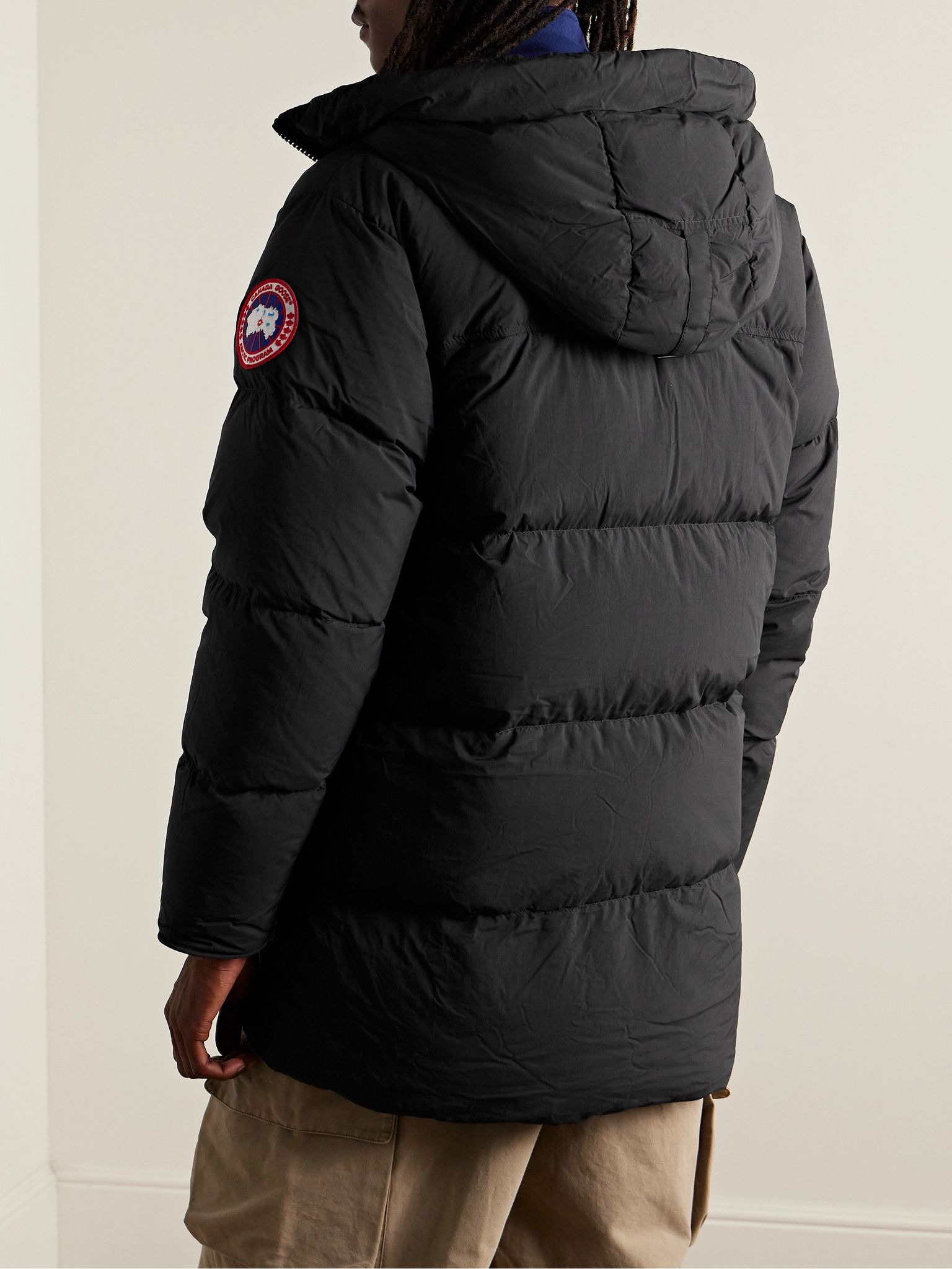 Lawrence Logo-Appliquéd Quilted Enduraluxe® Down Jacket Black - 3