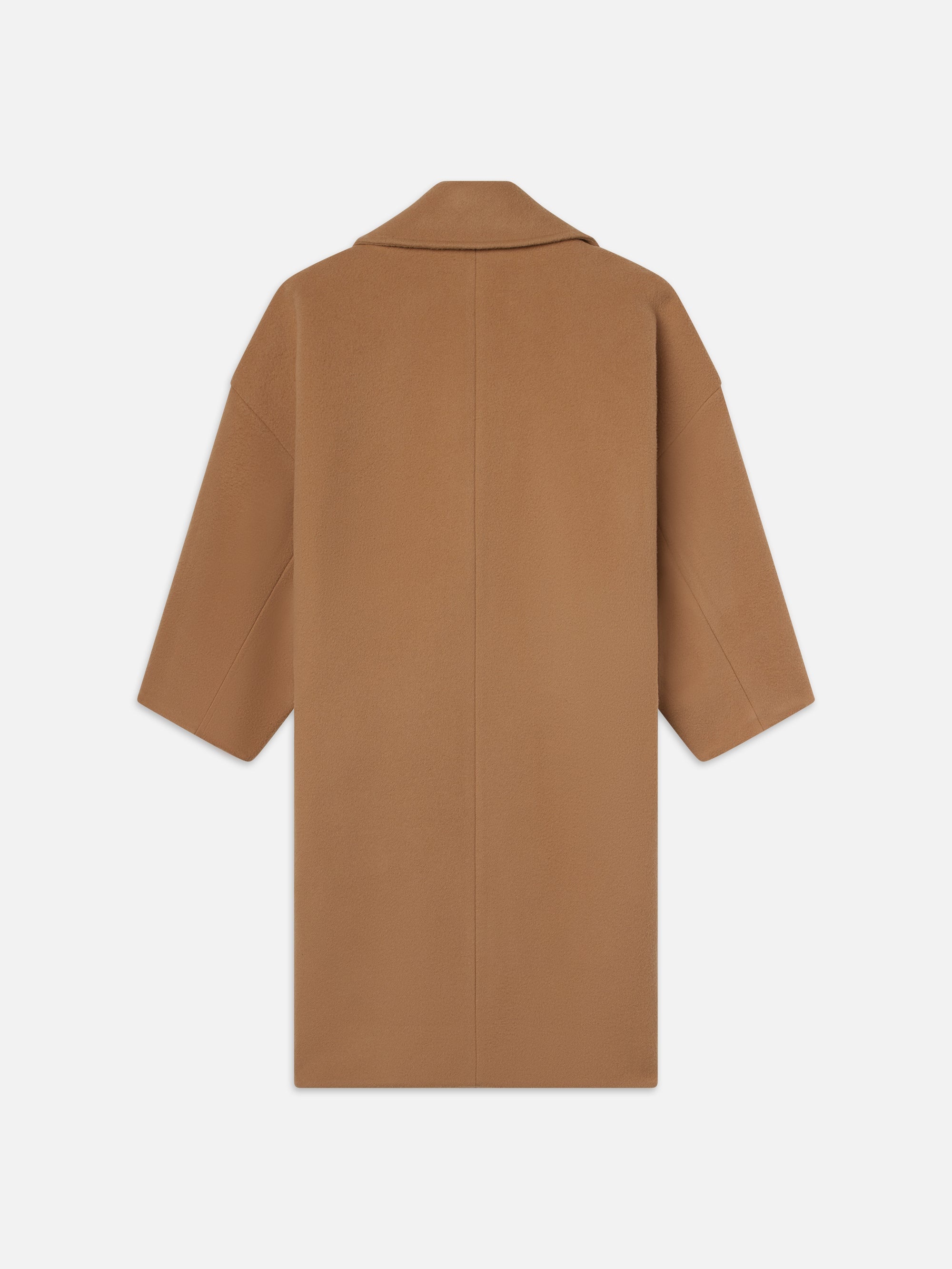 Cocoon Coat in Camel - 4