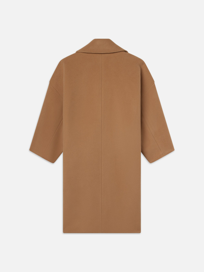 Cocoon Coat in Camel 4
