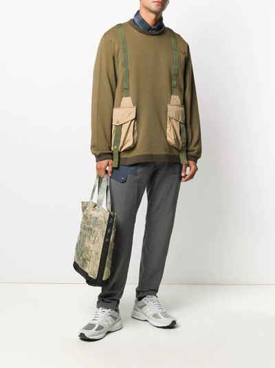 White Mountaineering utility pocket sweatshirt outlook