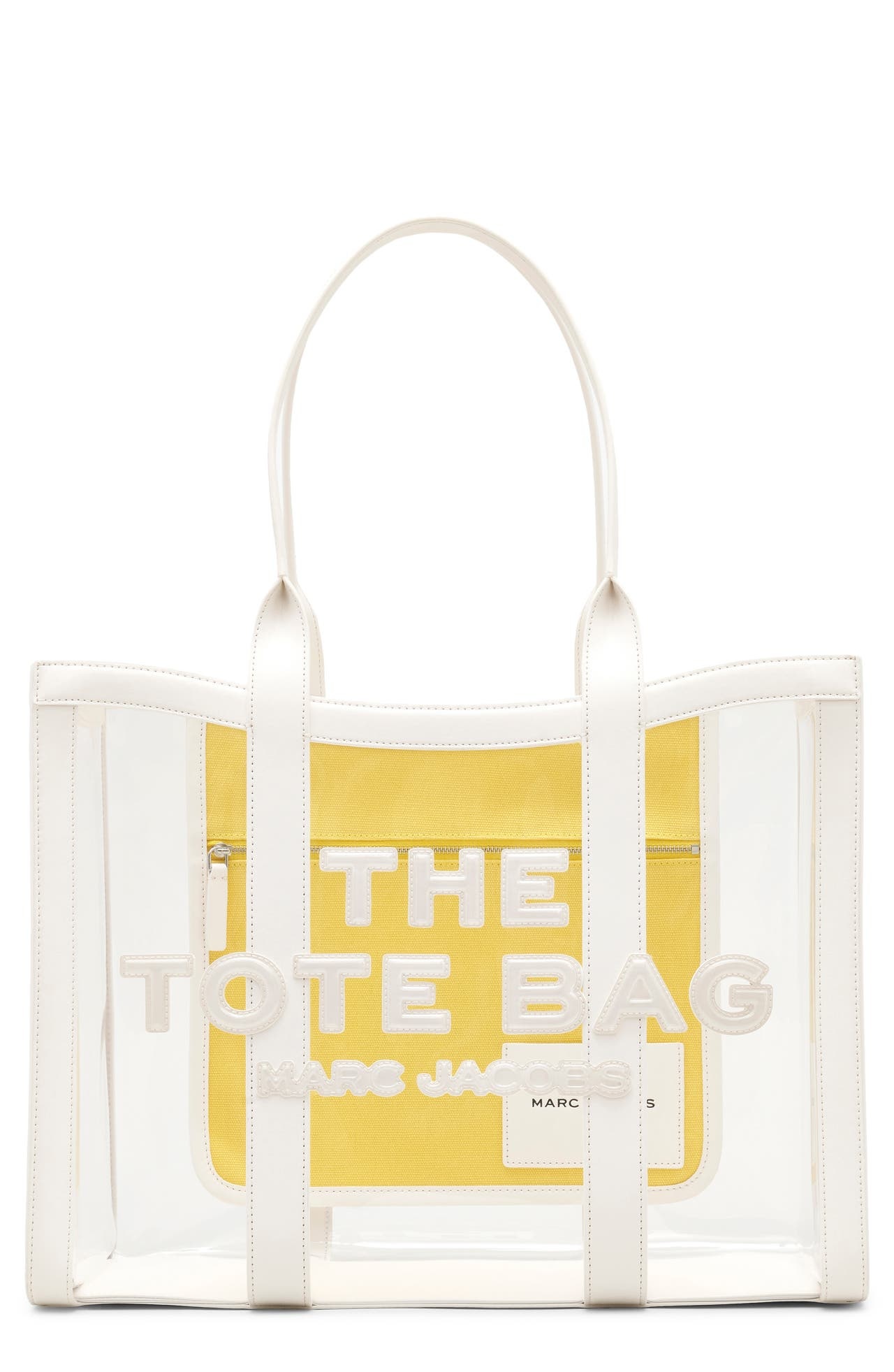 Marc Jacobs Marc Jacobs The Clear Large Tote Bag in White at