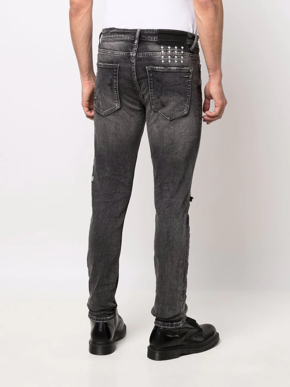 low-rise slim-cut jeans - 4