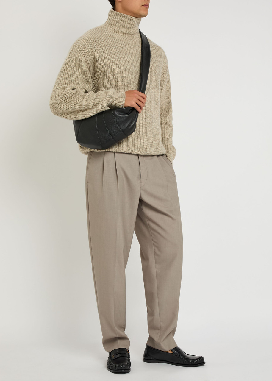 Lemaire Pleated Tapered-leg Trousers - 4