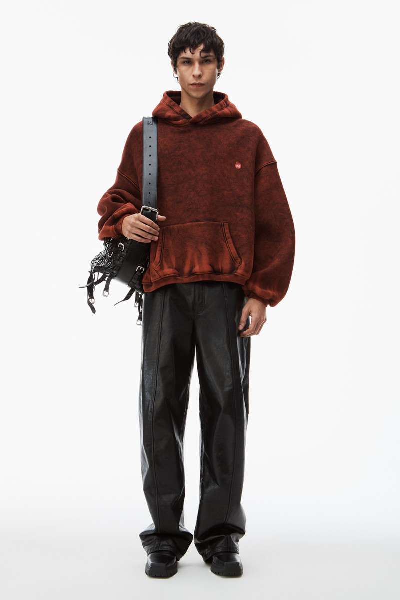 Alexander Wang Puff hooded sweatshirt in terry outlook