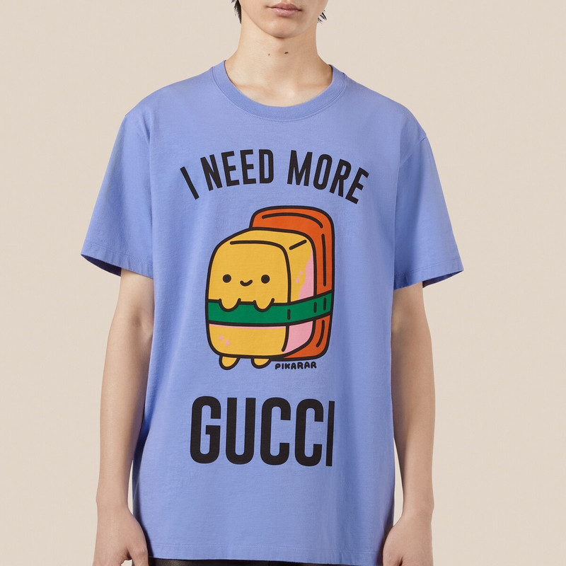 Animal print cotton T-shirt 3