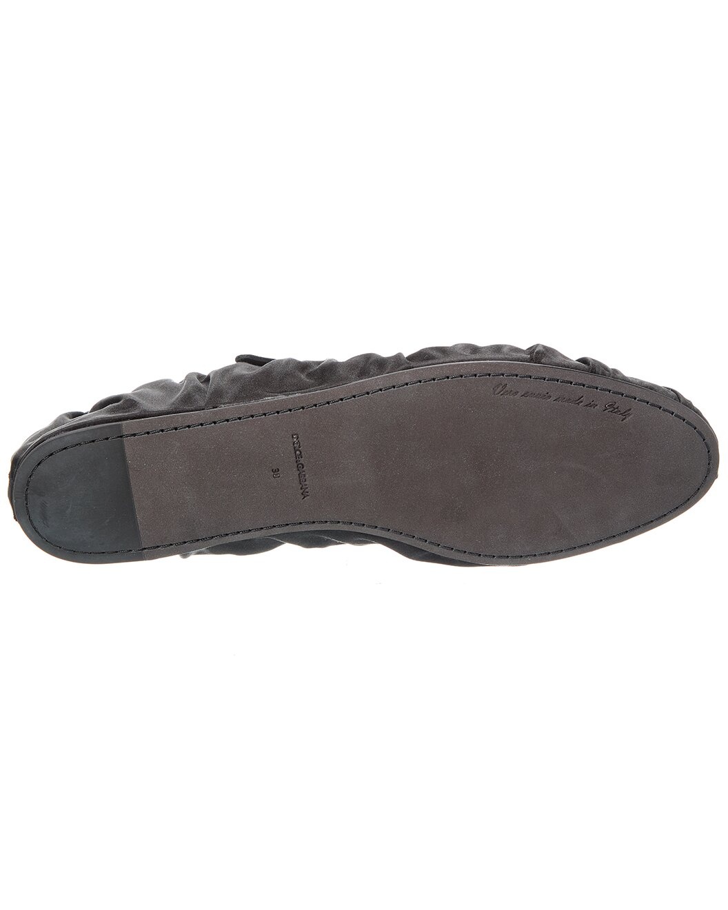 Dolce & Gabbana Logo Satin Flat - 4