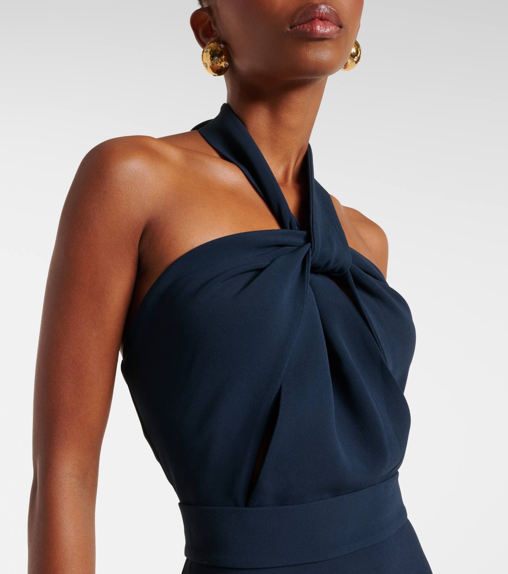Halterneck cady gown - 4