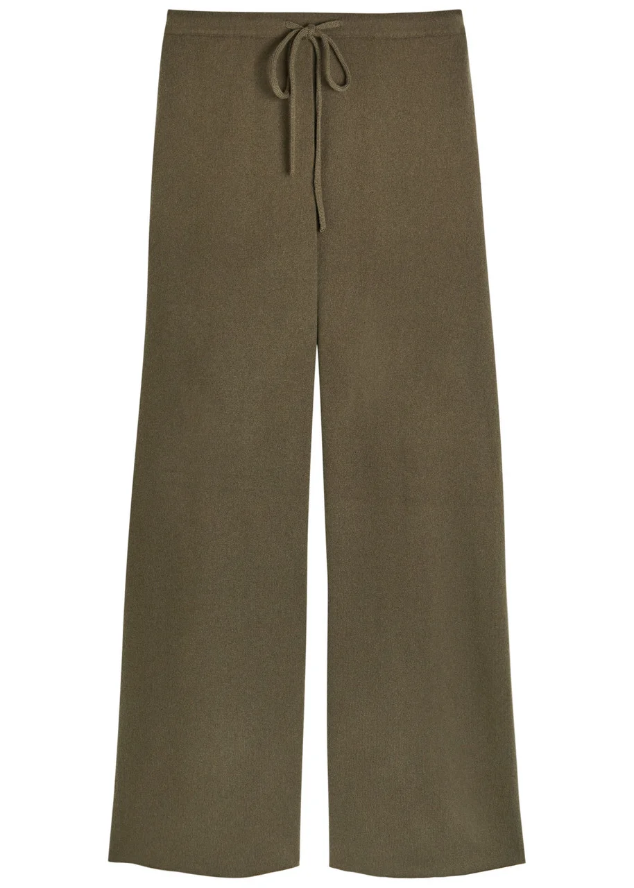 Extreme Cashmere N°462 Slouch Cashmere-blend Trousers - 1