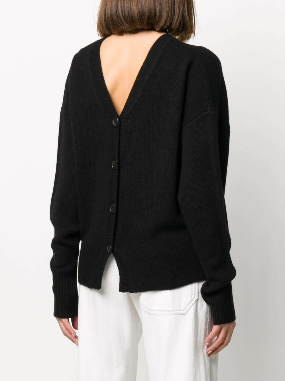 v-neck cardigan - 4