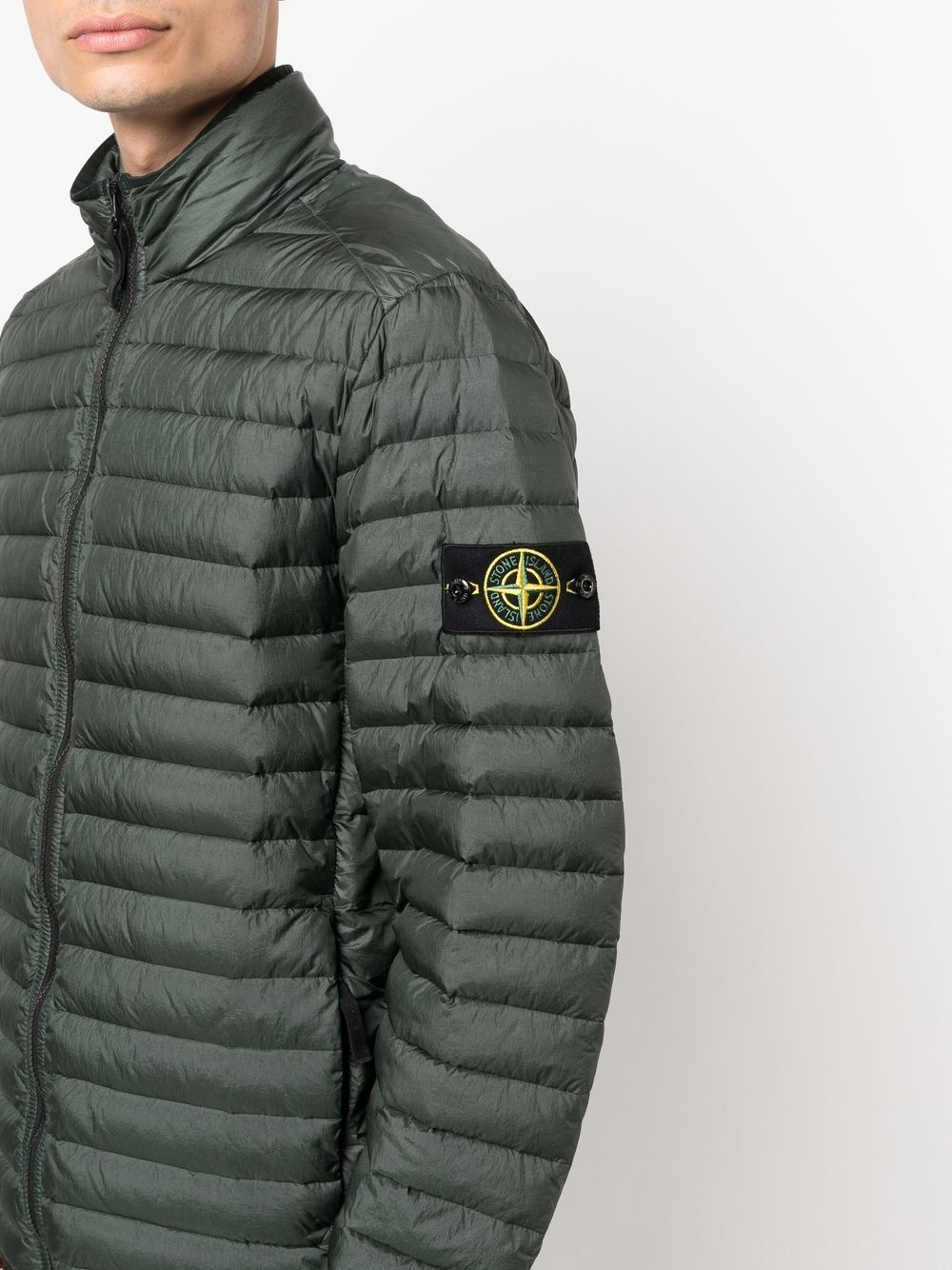 Compass-patch puffer jacket - 5