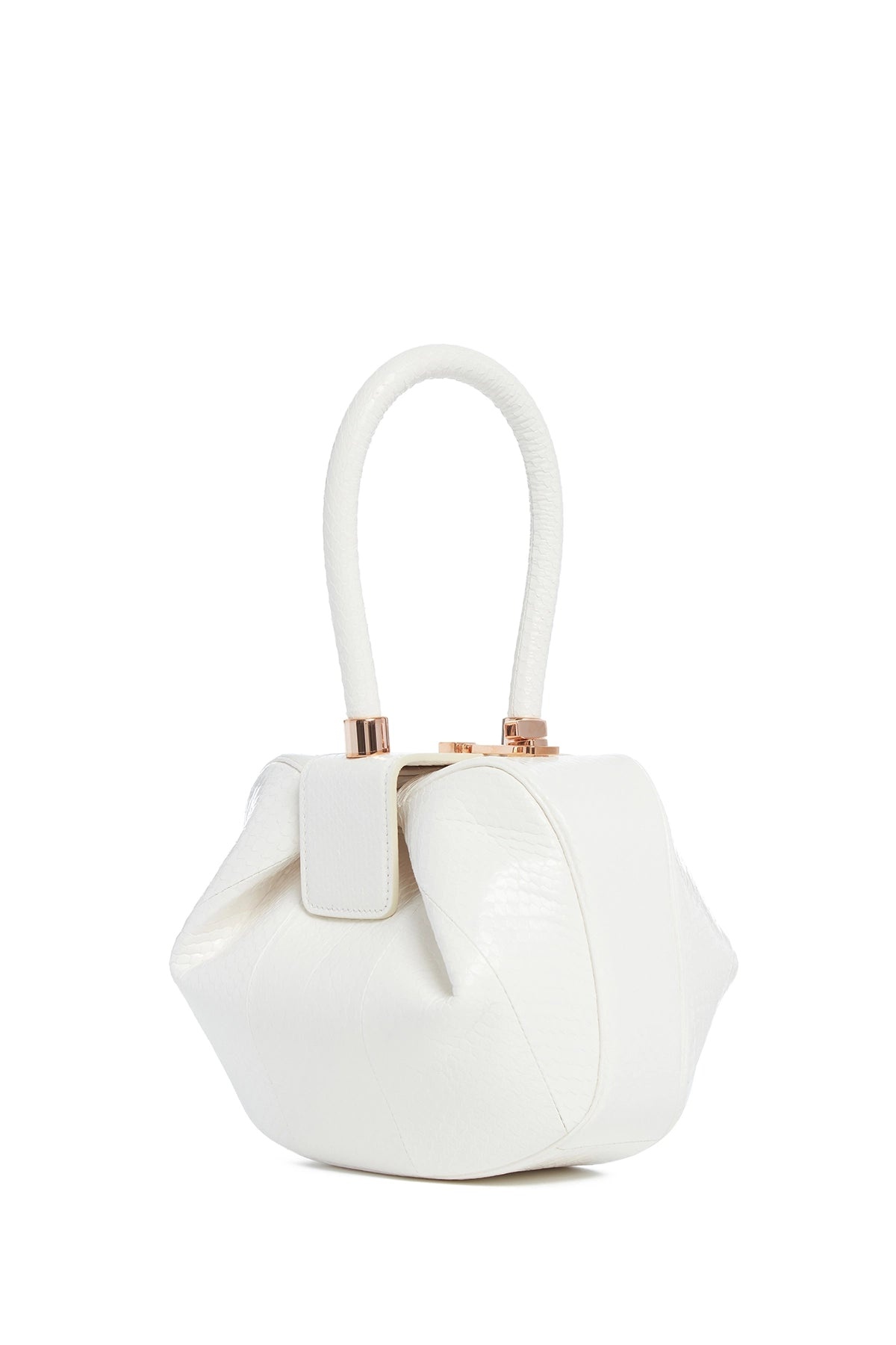 Nina Bag in Ivory Snakeskin - 1