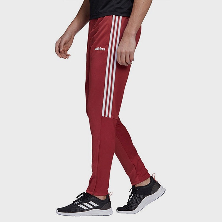 adidas Leisure Sports Running Small Feet Knitted Trousers Men's Red GD3782 - 2
