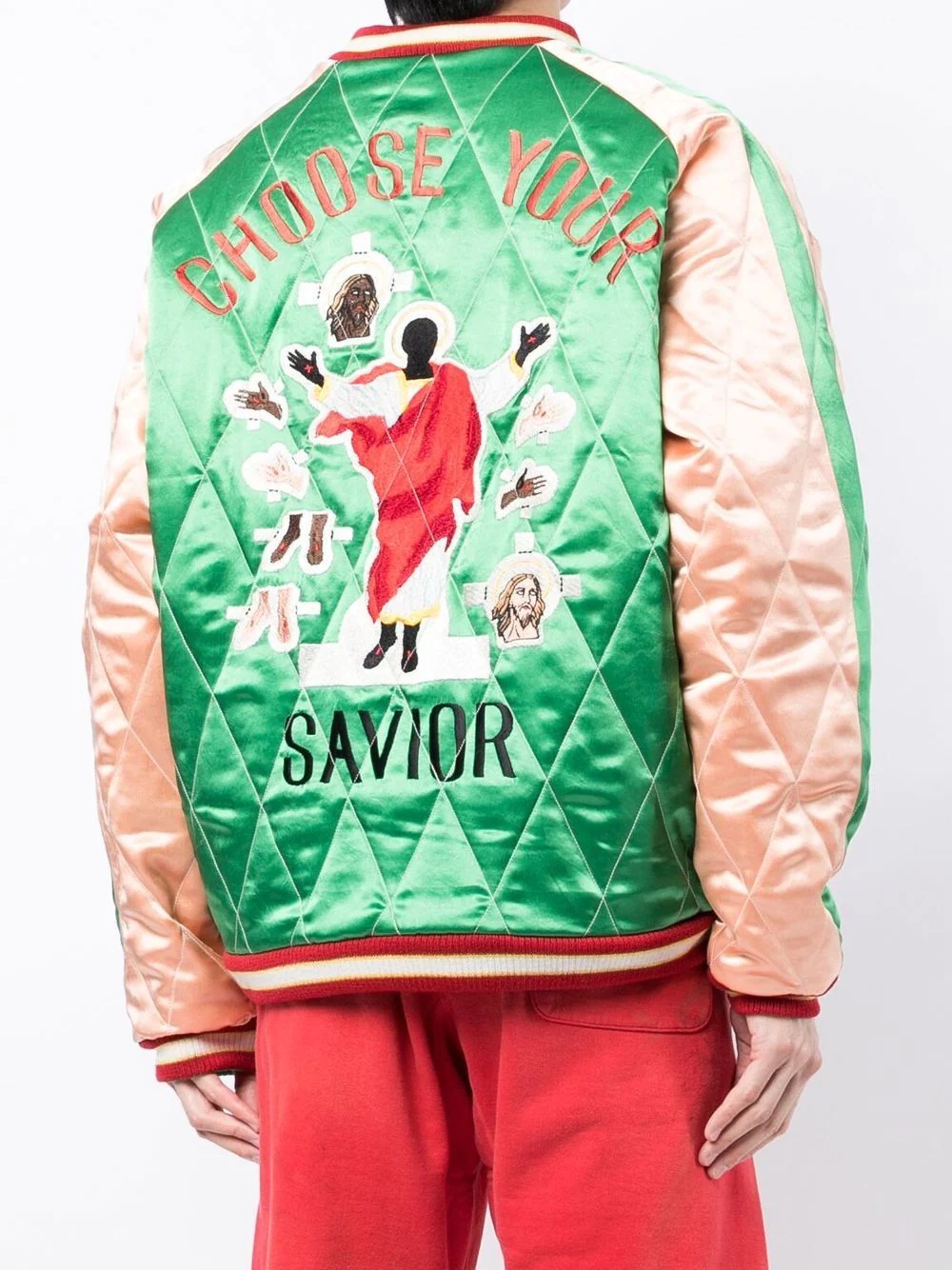 SAINT MXXXXXX World Map Bomber Jacket - Farfetch