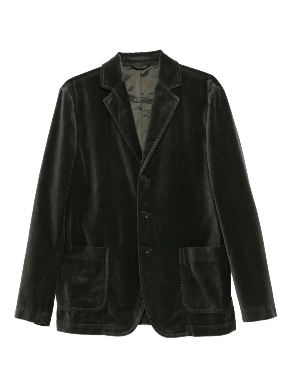 buttoned patch-pocket blazer - 1