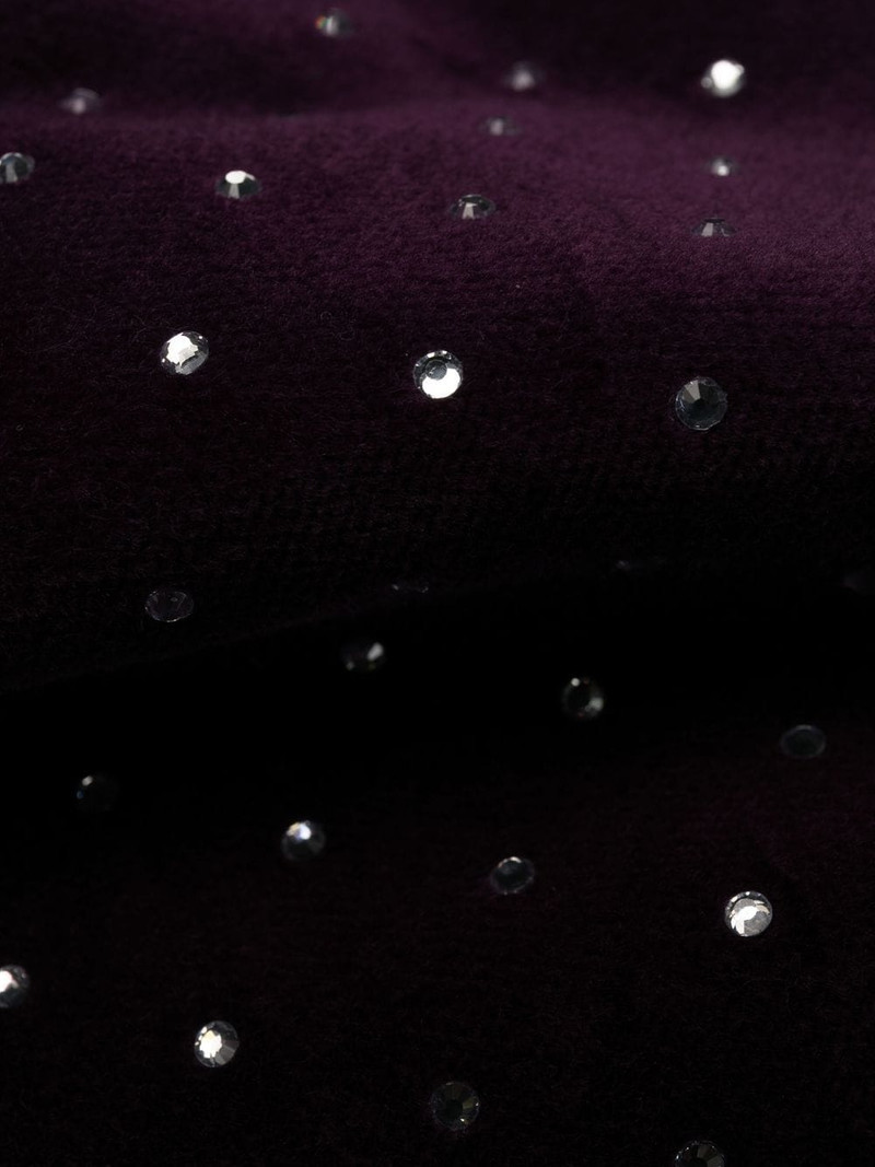 Office crystal-embellished trousers 6