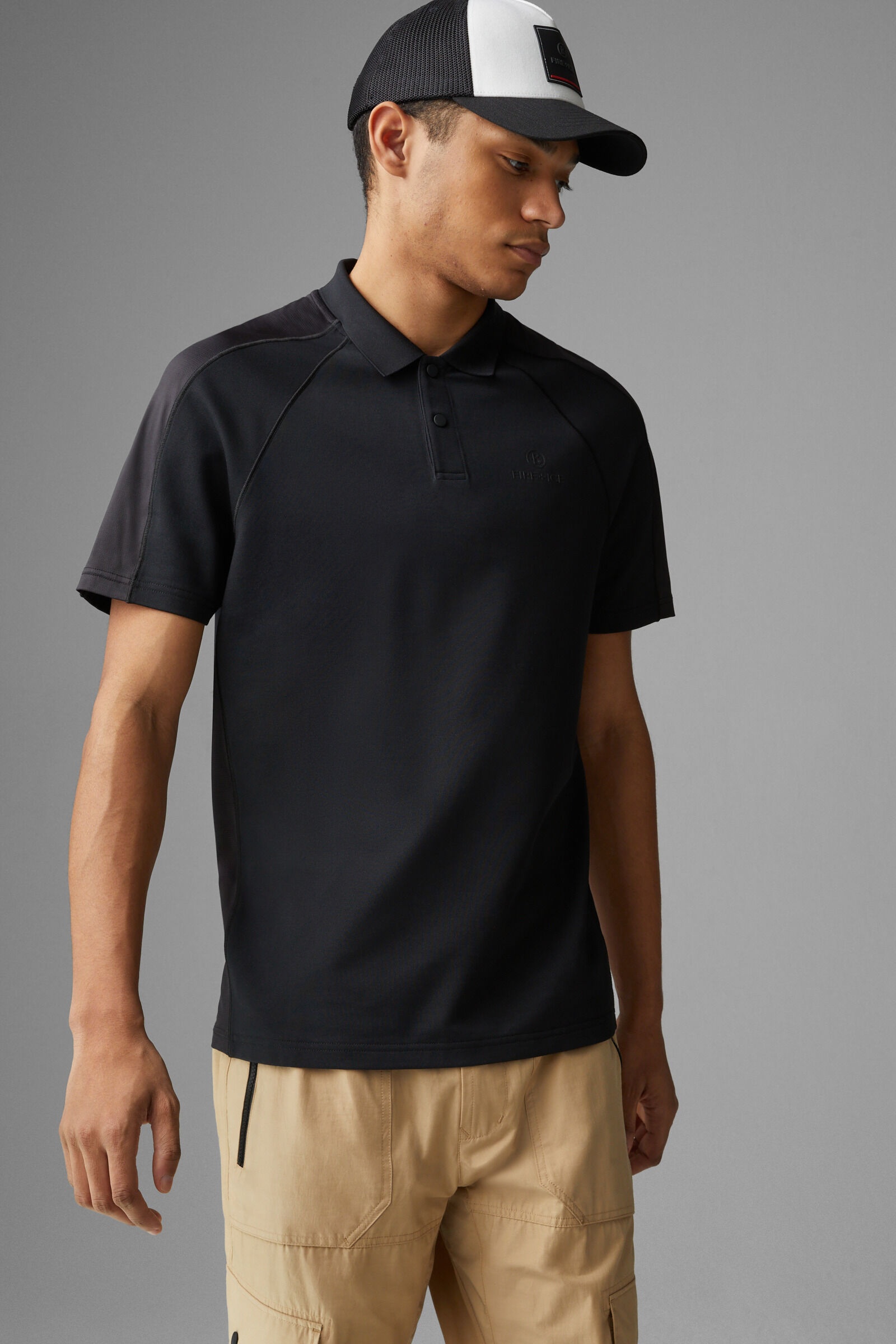 Molar Functional polo shirt in Black - 2