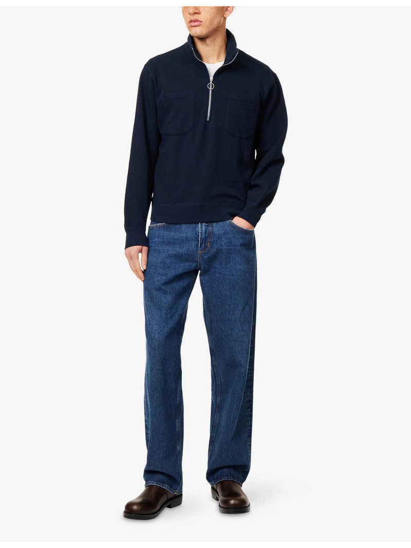 AGOLDE Fusion Baggy Tapered-Leg Denim Jeans outlook