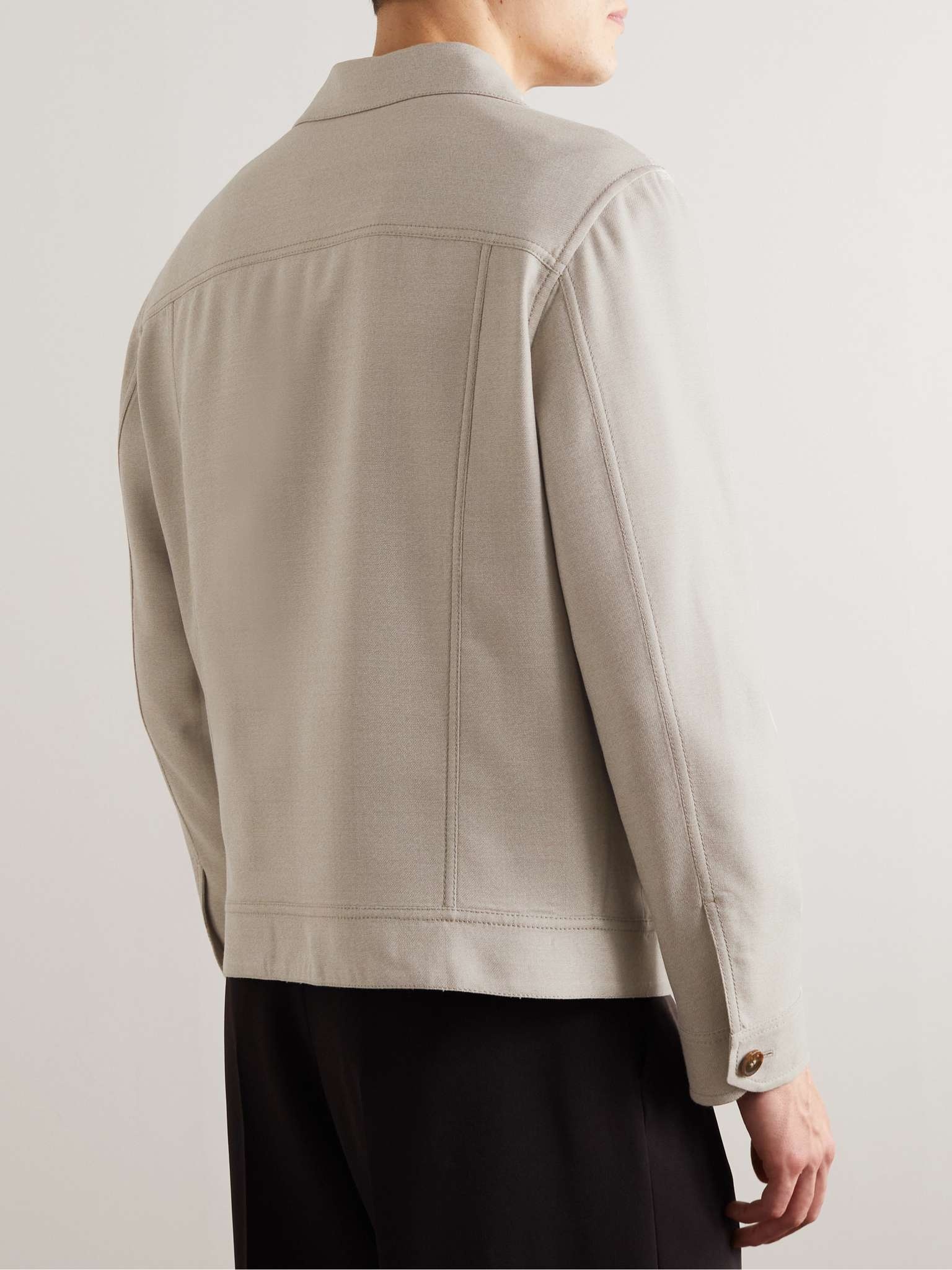 Wool-Blend Trucker Jacket - 8