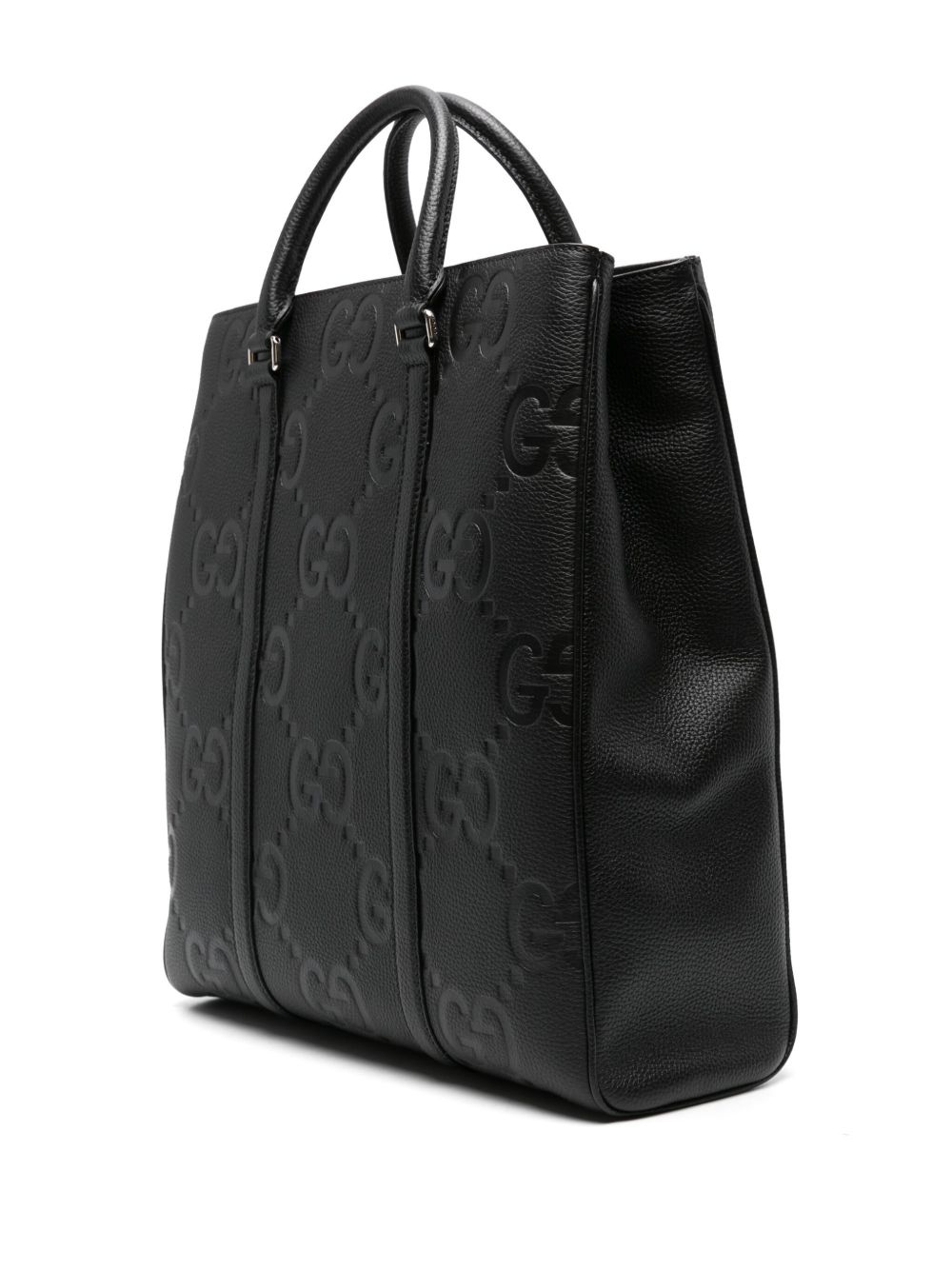 medium Jumbo GG leather tote bag - 3