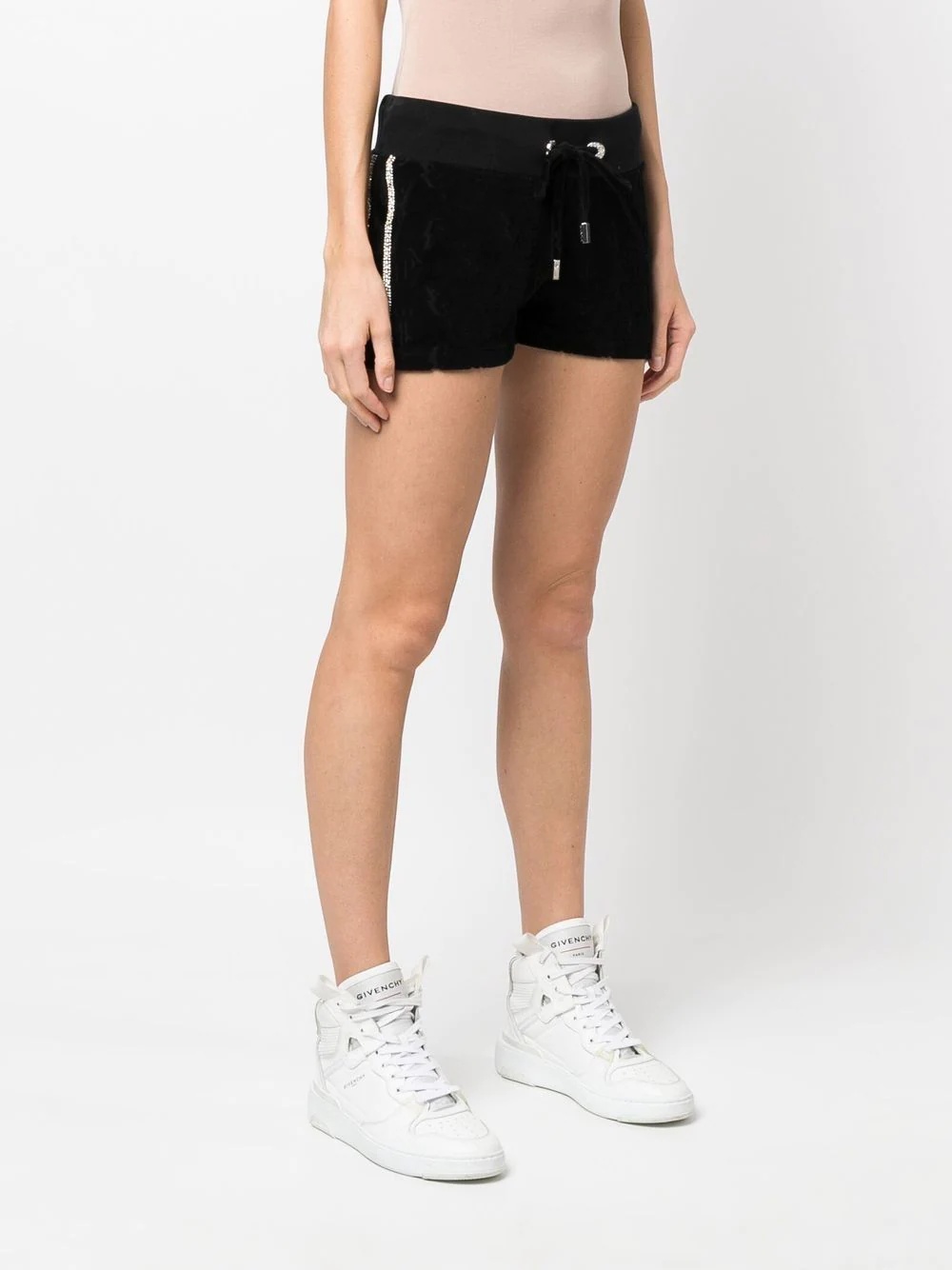 Monogram drawstring shorts - 3