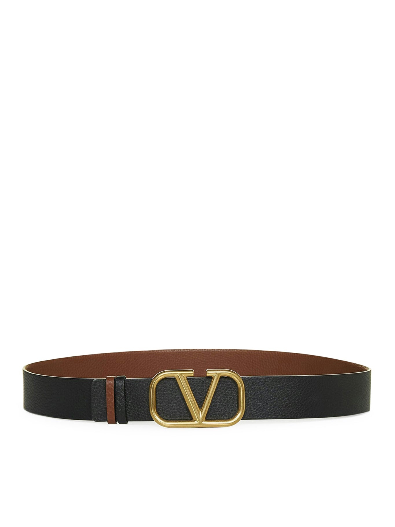 VLOGO SIGNATURE REVERSIBLE BELT IN MOOSE PRINT CALFSKIN 40 MM - 2