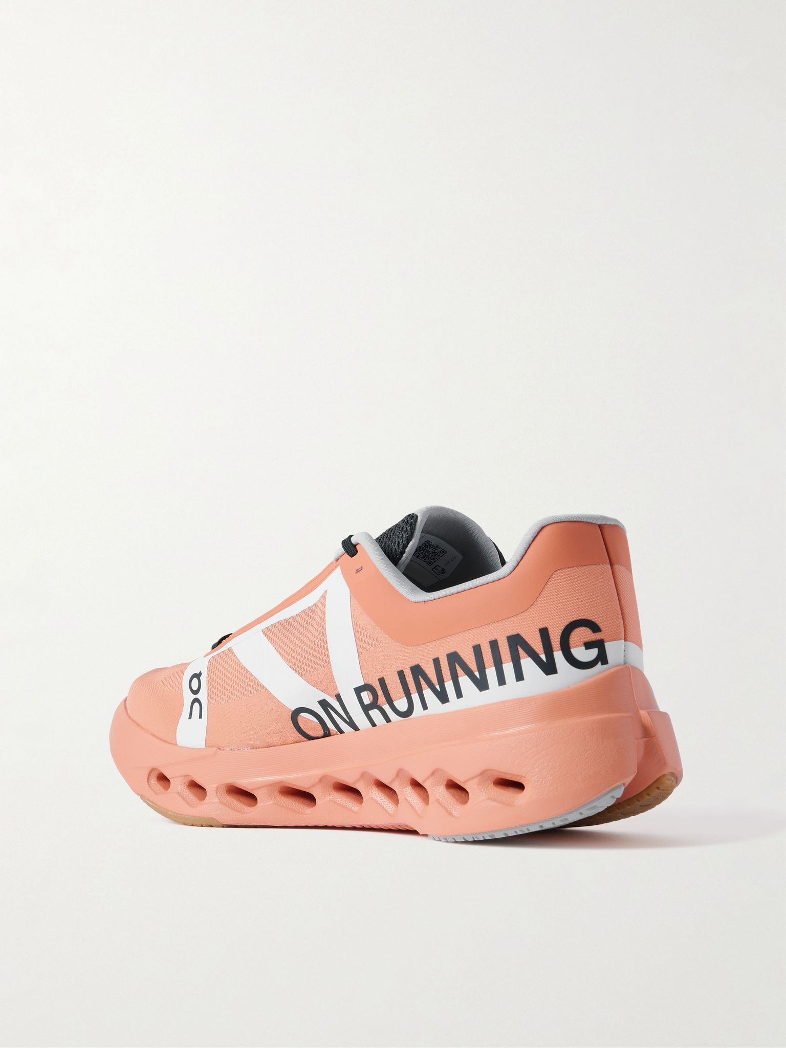 Cloudsurfer Next Z5 Rubber-Trimmed Recycled-Mesh Sneakers Pastel orange - 4