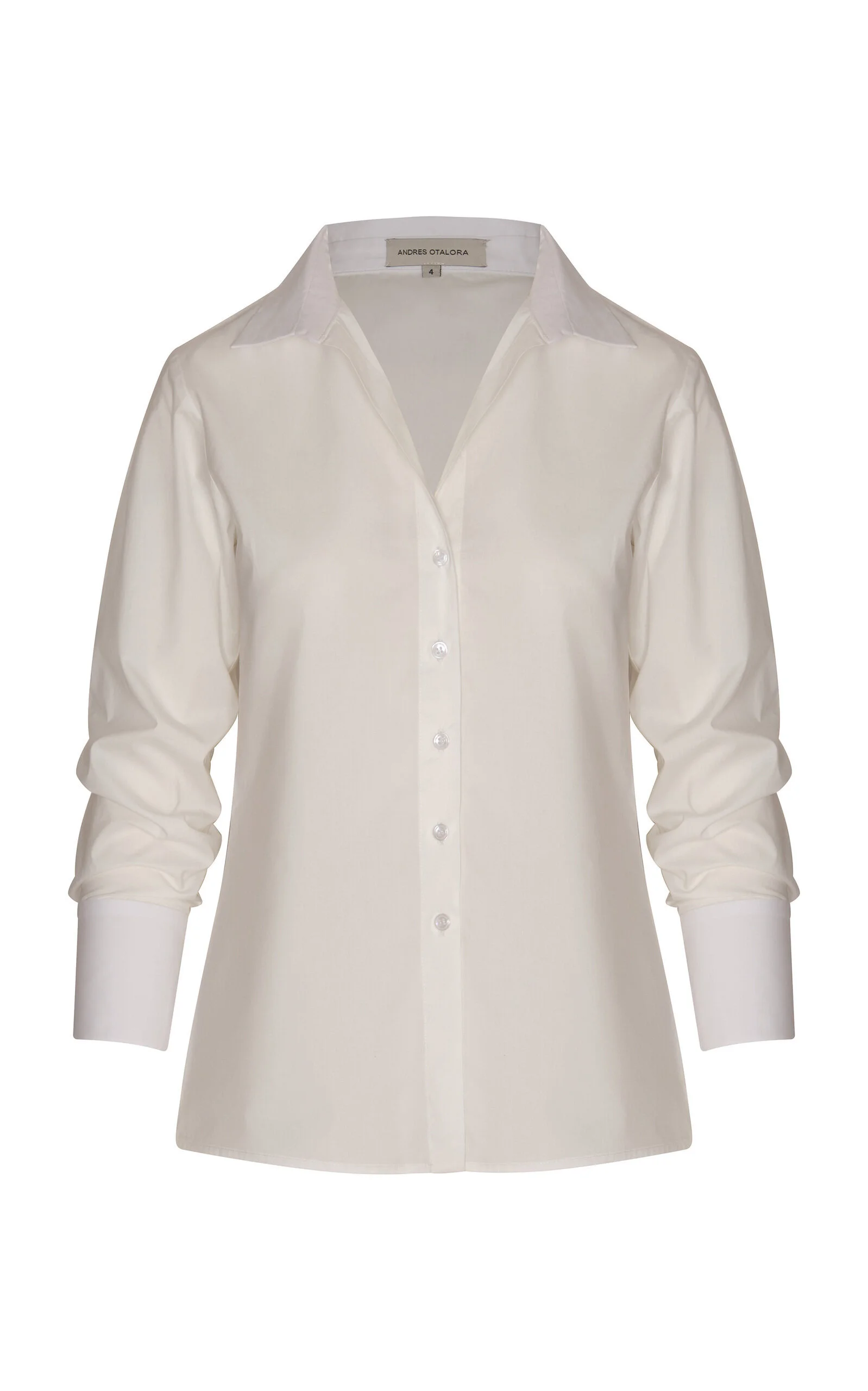 Caricias Cotton Shirt off-white - 1