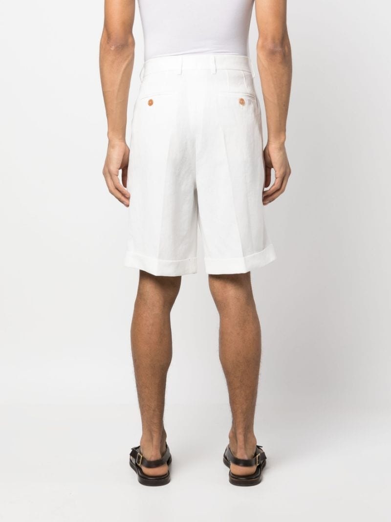 pressed-crease Bermuda shorts - 4