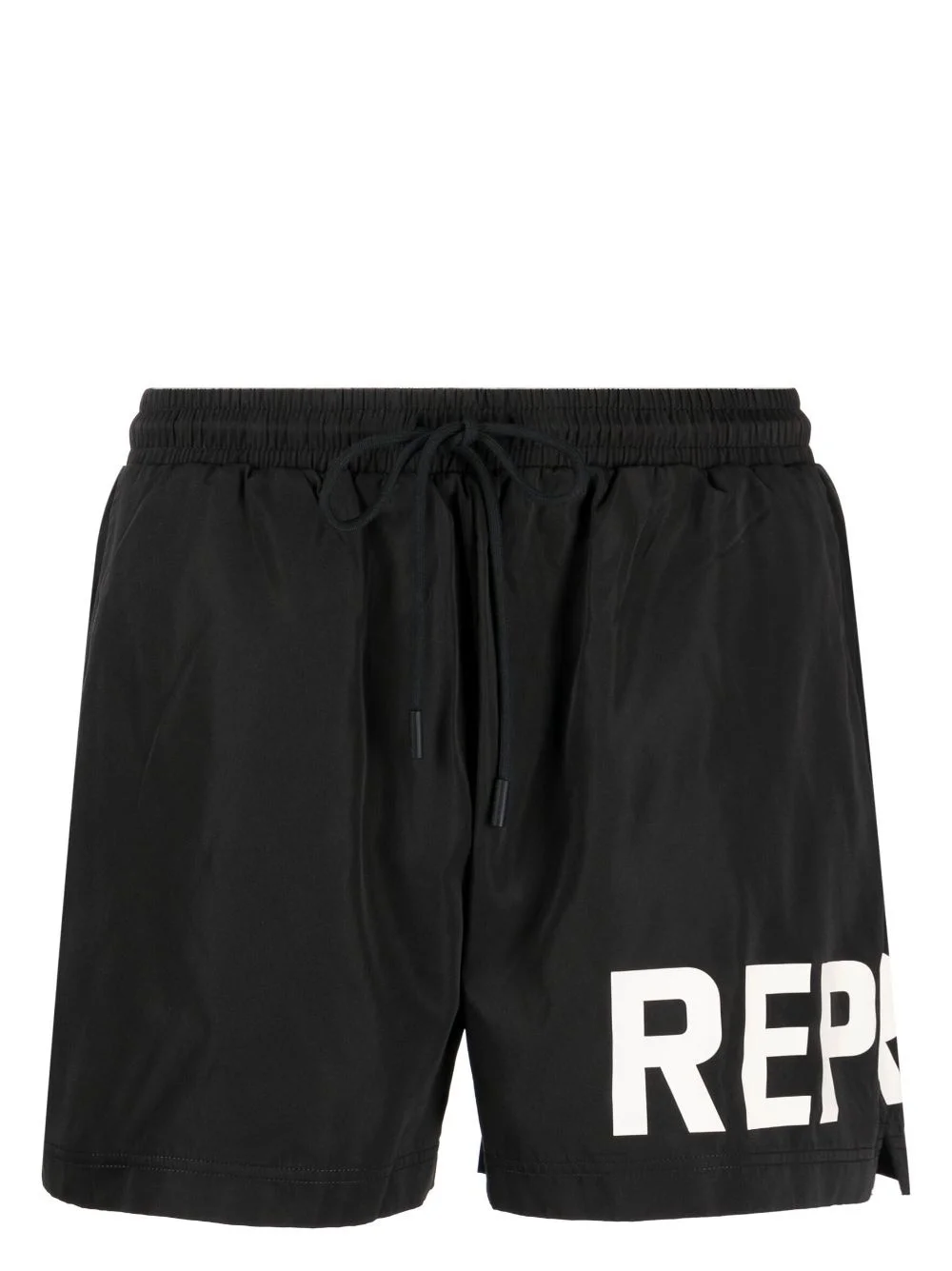 logo-print swim shorts - 1