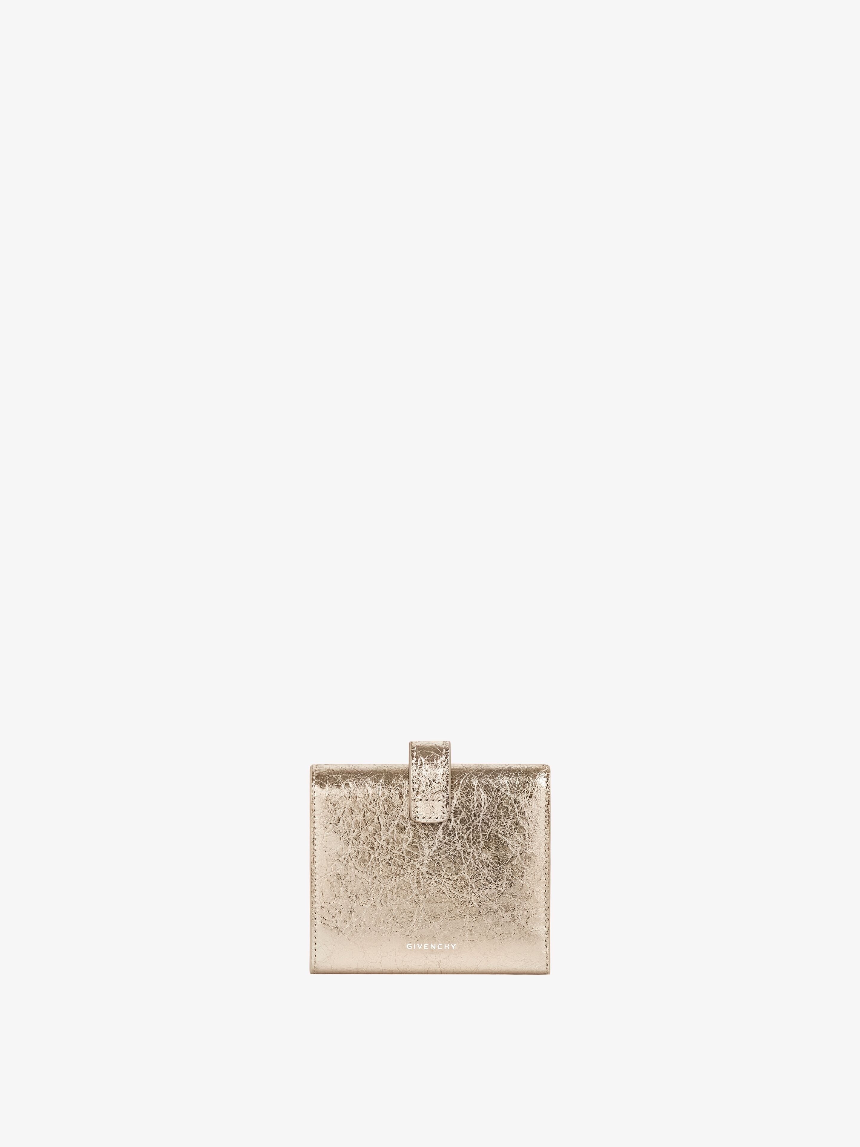4G WALLET IN LAMINATED LEATHER - 3
