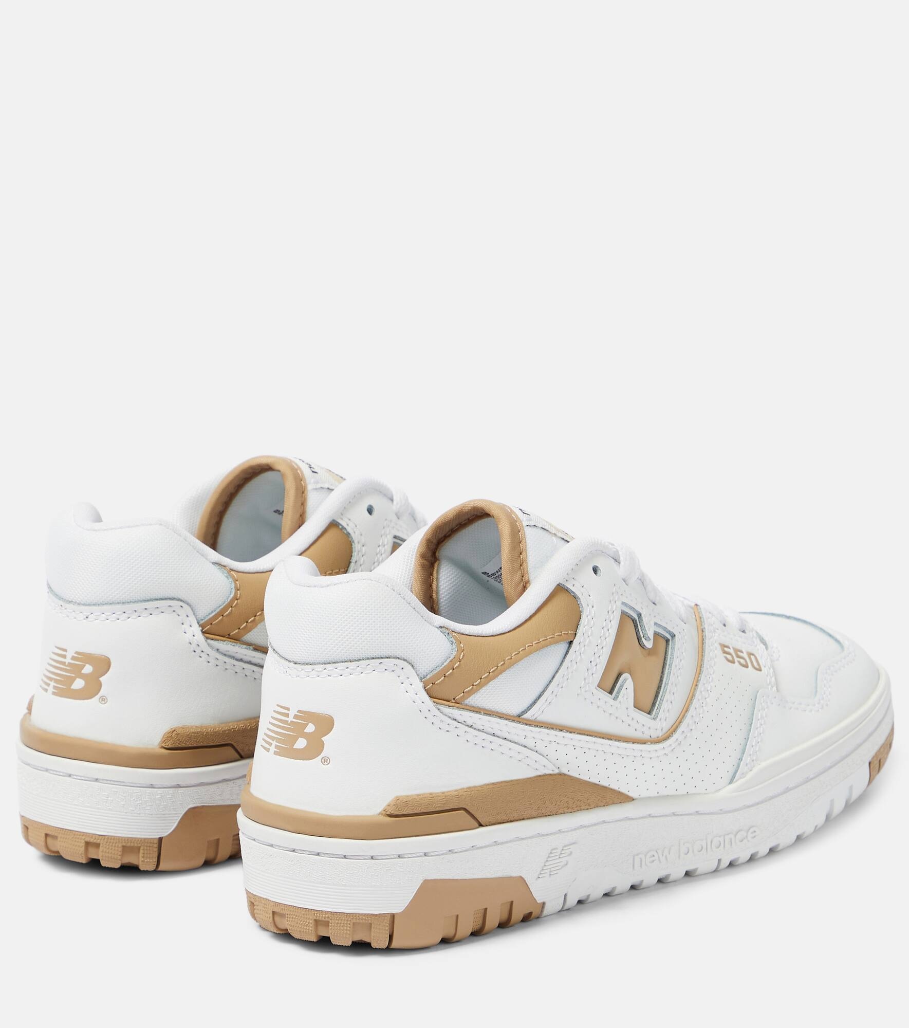 550 leather sneakers - 3