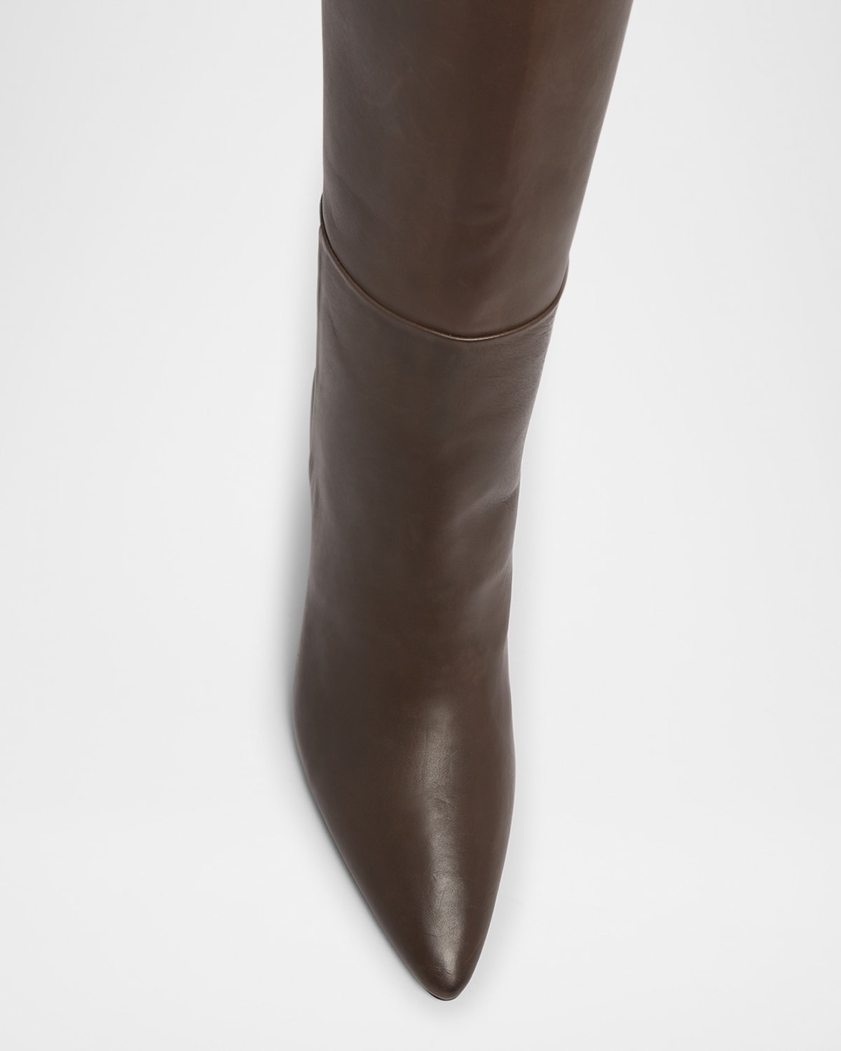 Remedios Leather Wedge Tall Boots - 4