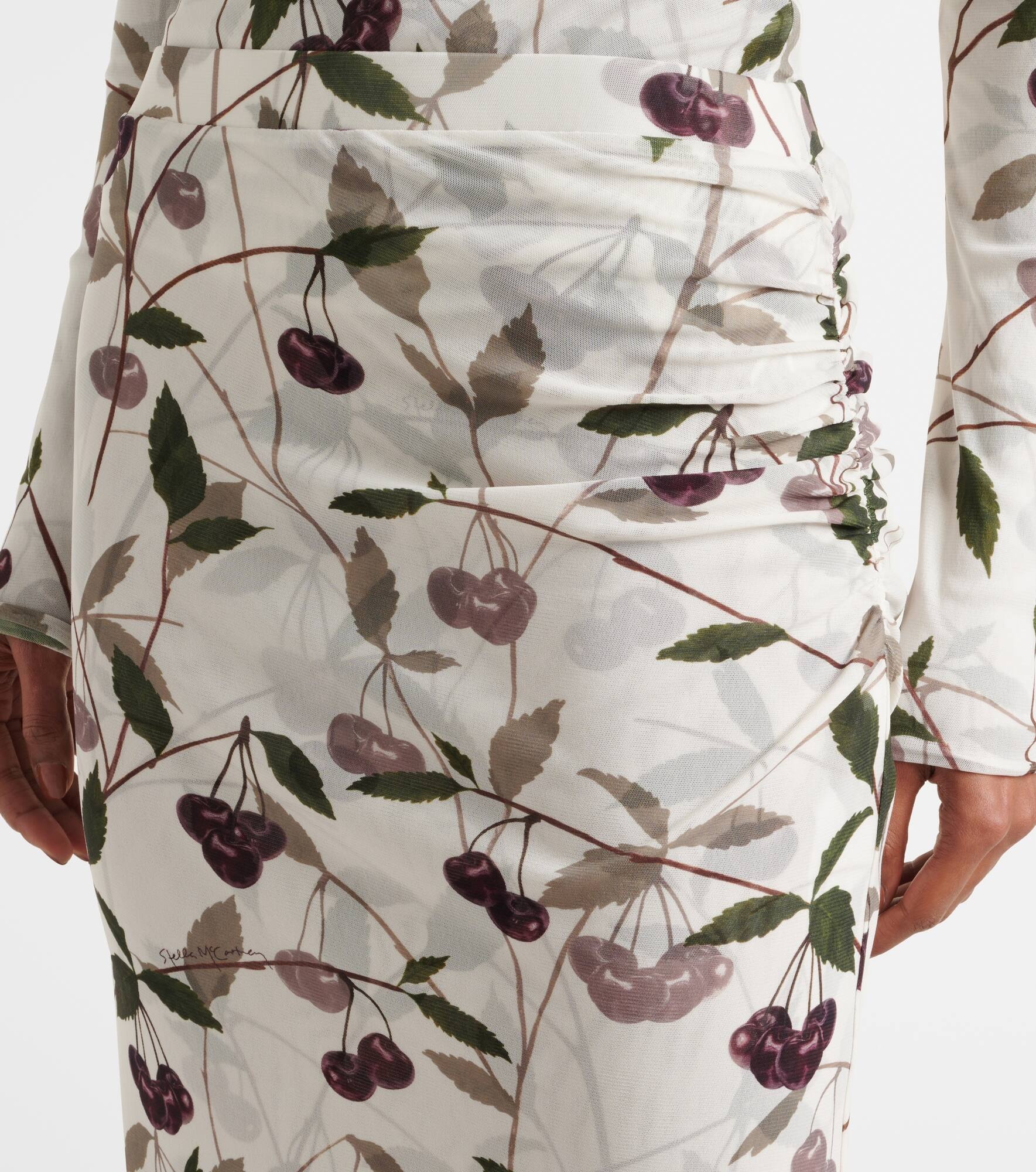 Jersey midi skirt - 4