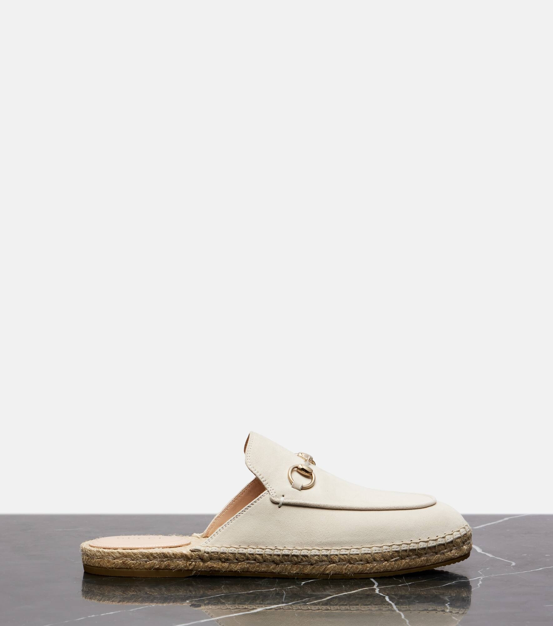 Cleo suede espadrille mules - 4