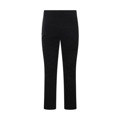 Sportmax black cotton etna pants outlook